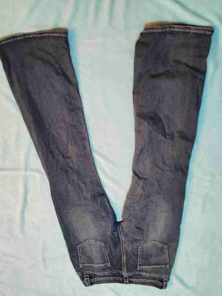 Jeans acampanados azul oscuro - miniatura 3