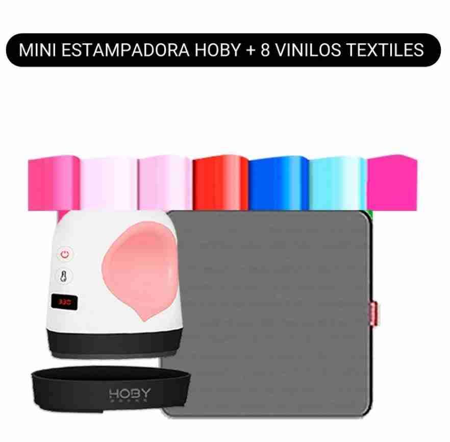 Mini estampadora Hoby con vinilos