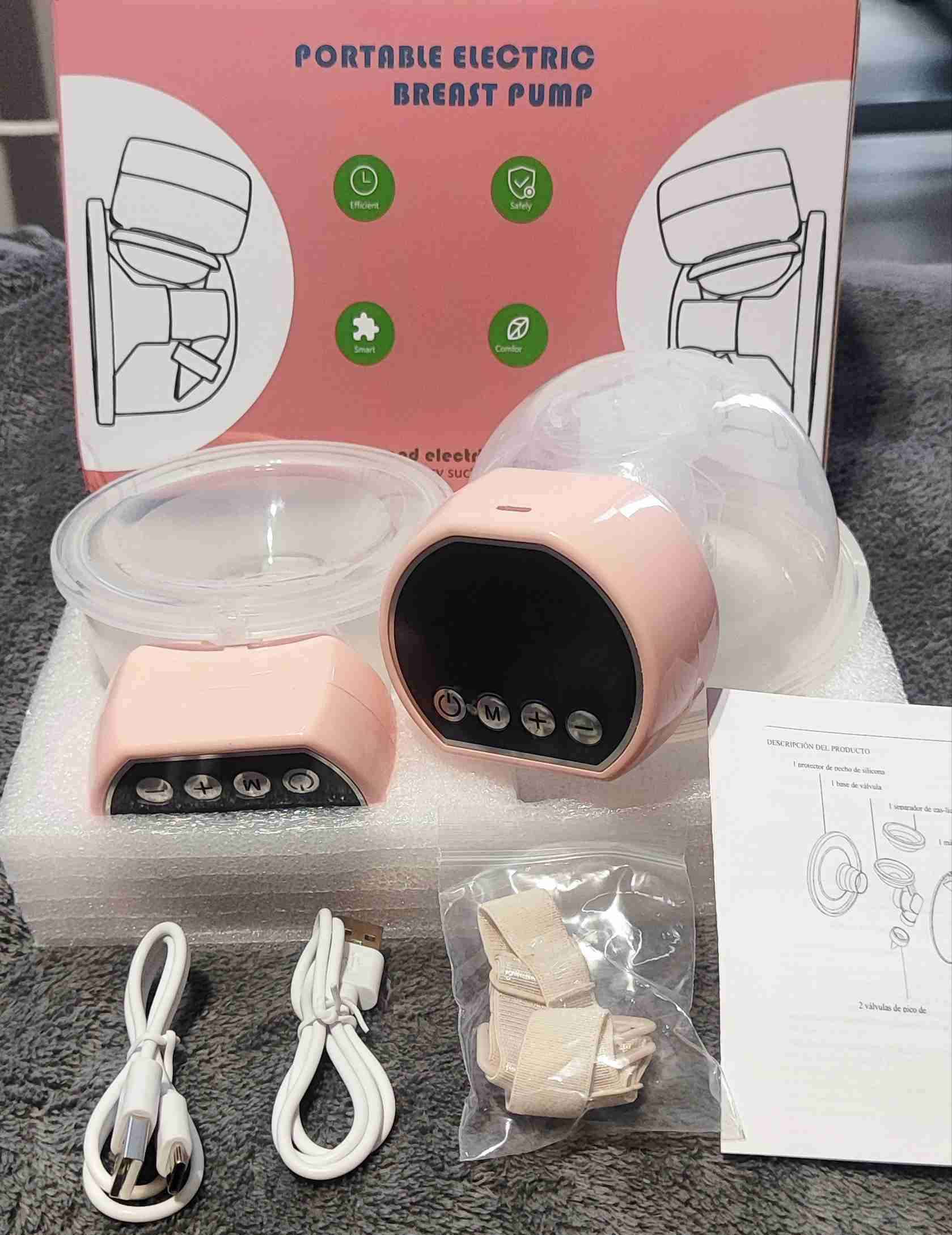 Extractor de leche eléctrico portátil