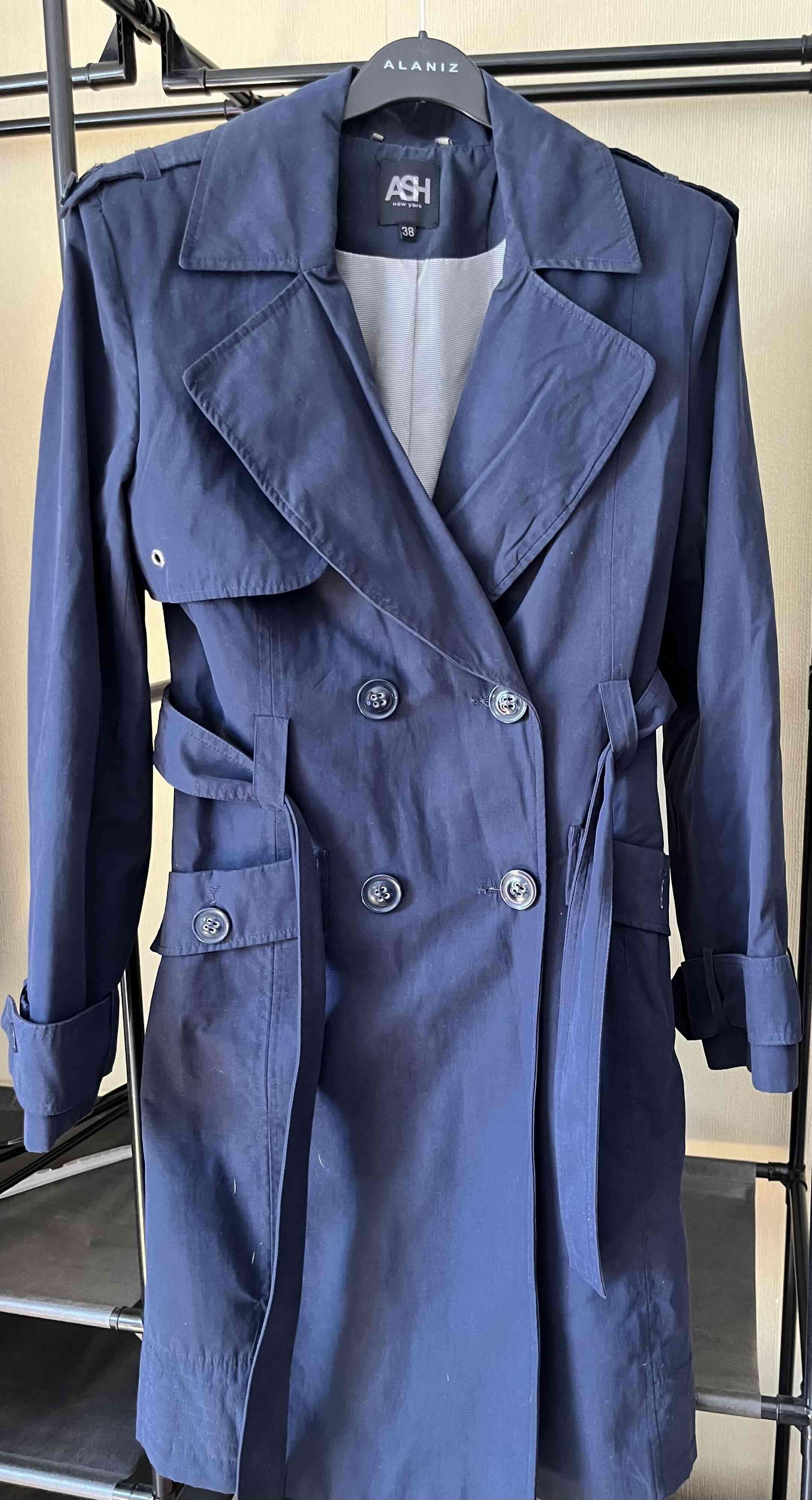 Abrigo azul largo Ash