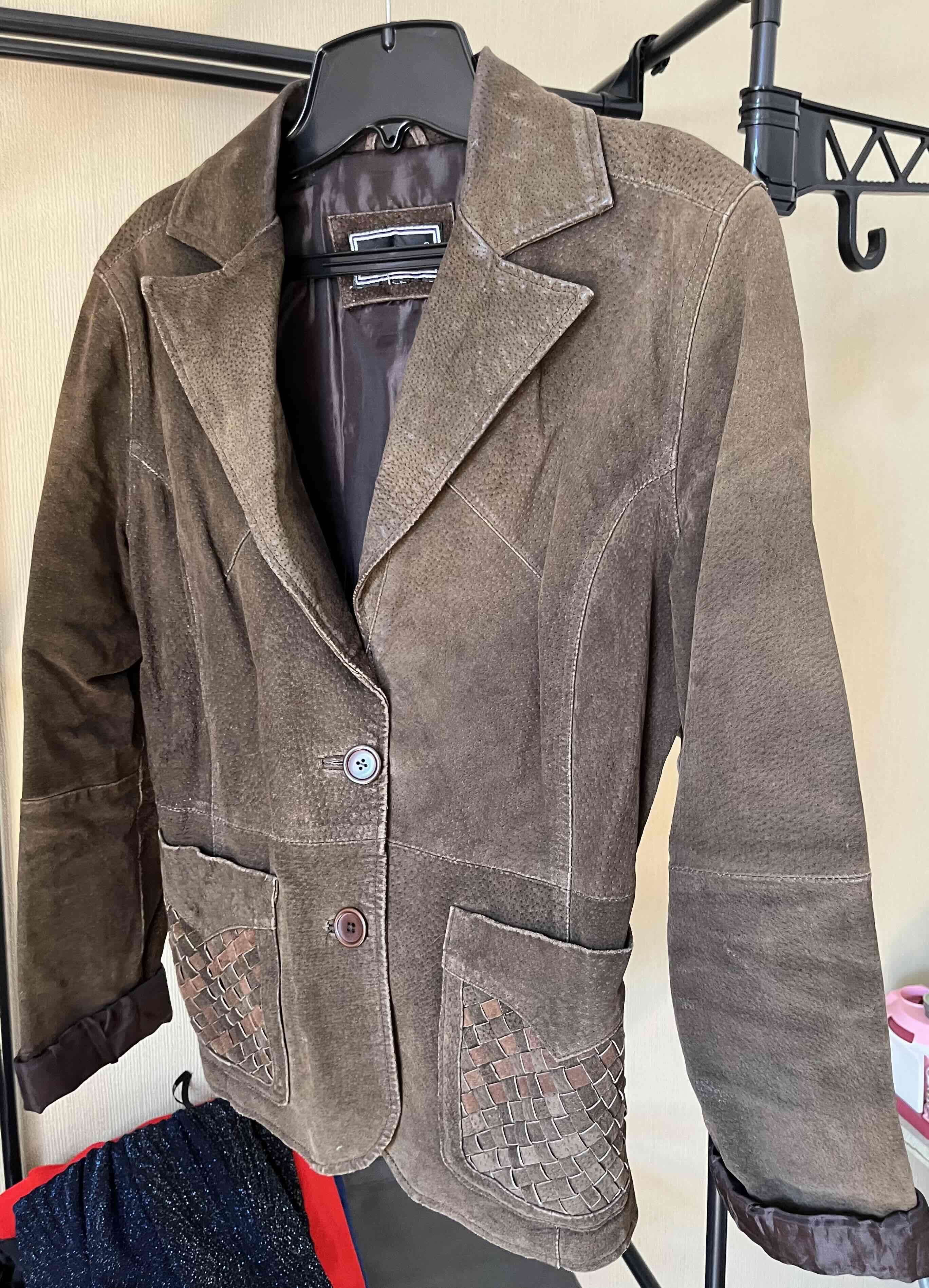 Blazer de gamuza marrón - miniatura 2