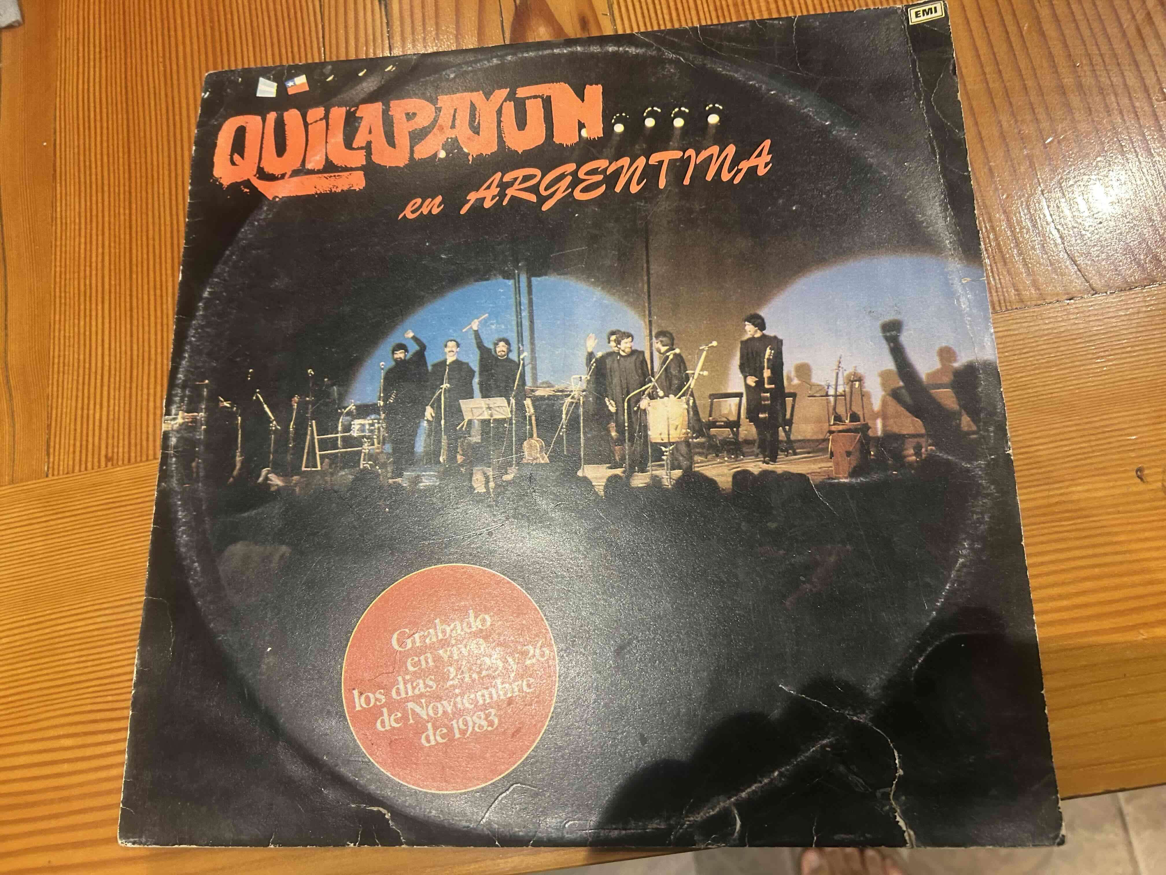 Vinilo Quilapayún en Argentina