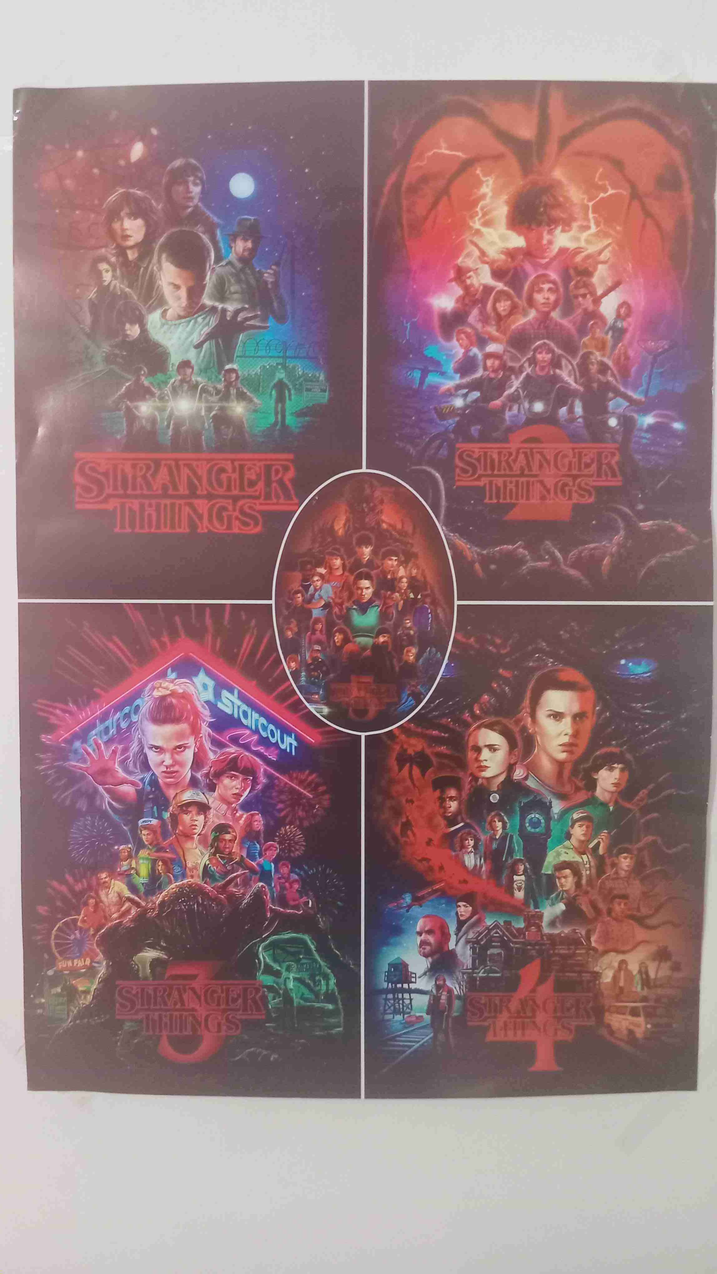 Póster Stranger Things temporadas