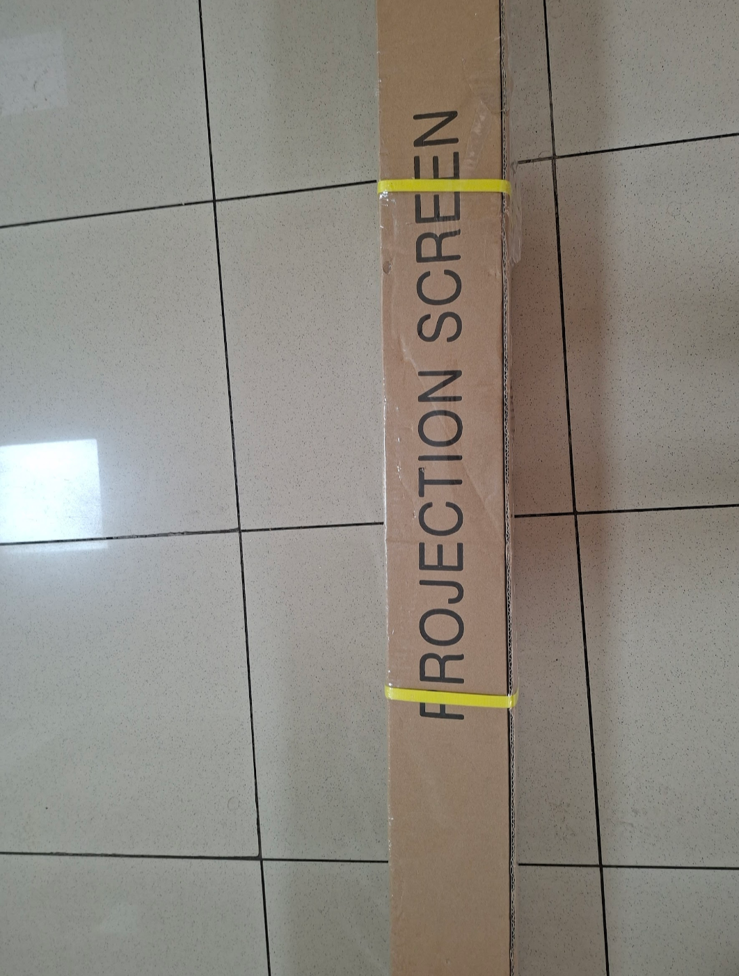 Telón proyector Pantalla manual 1.52m blanca - miniatura 2