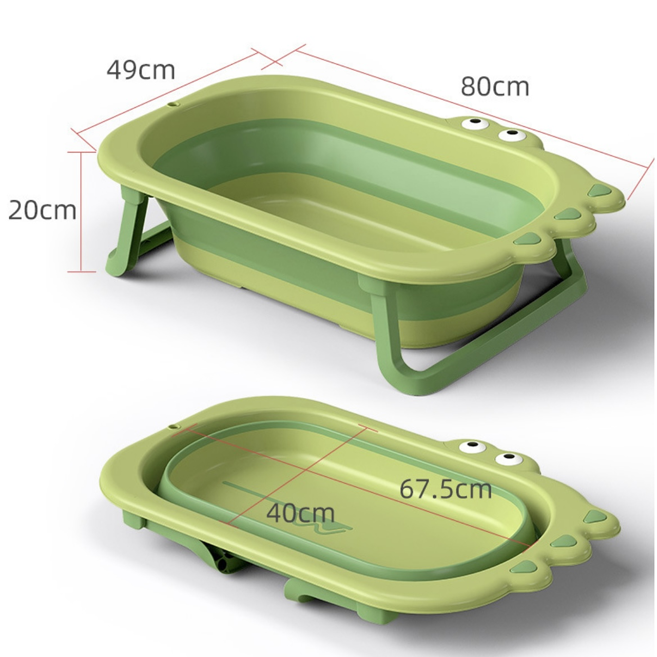 Tina de baño infantil plegable - 4