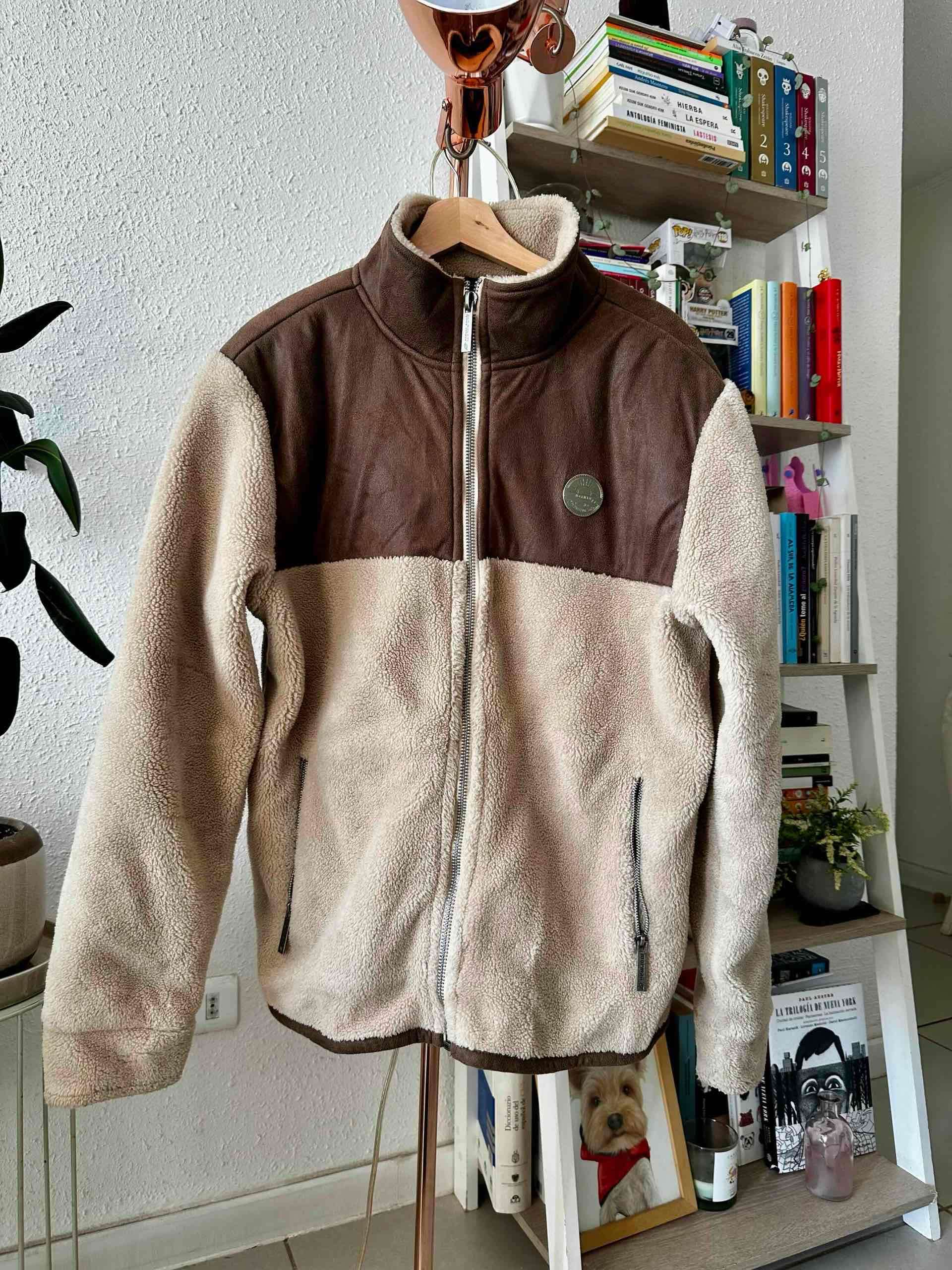 Chaqueta polar bicolor vintage