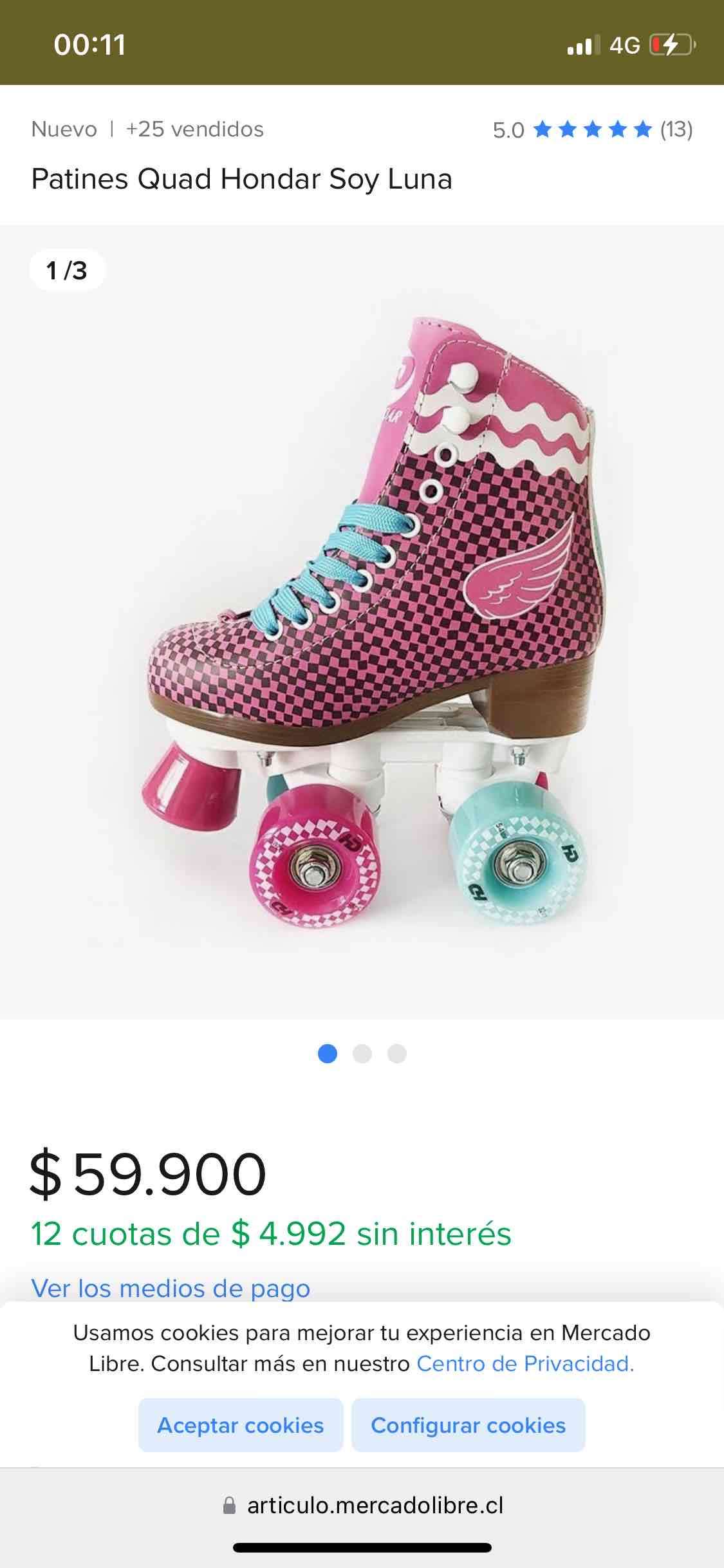 Patines de 4 ruedas retro - miniatura 6