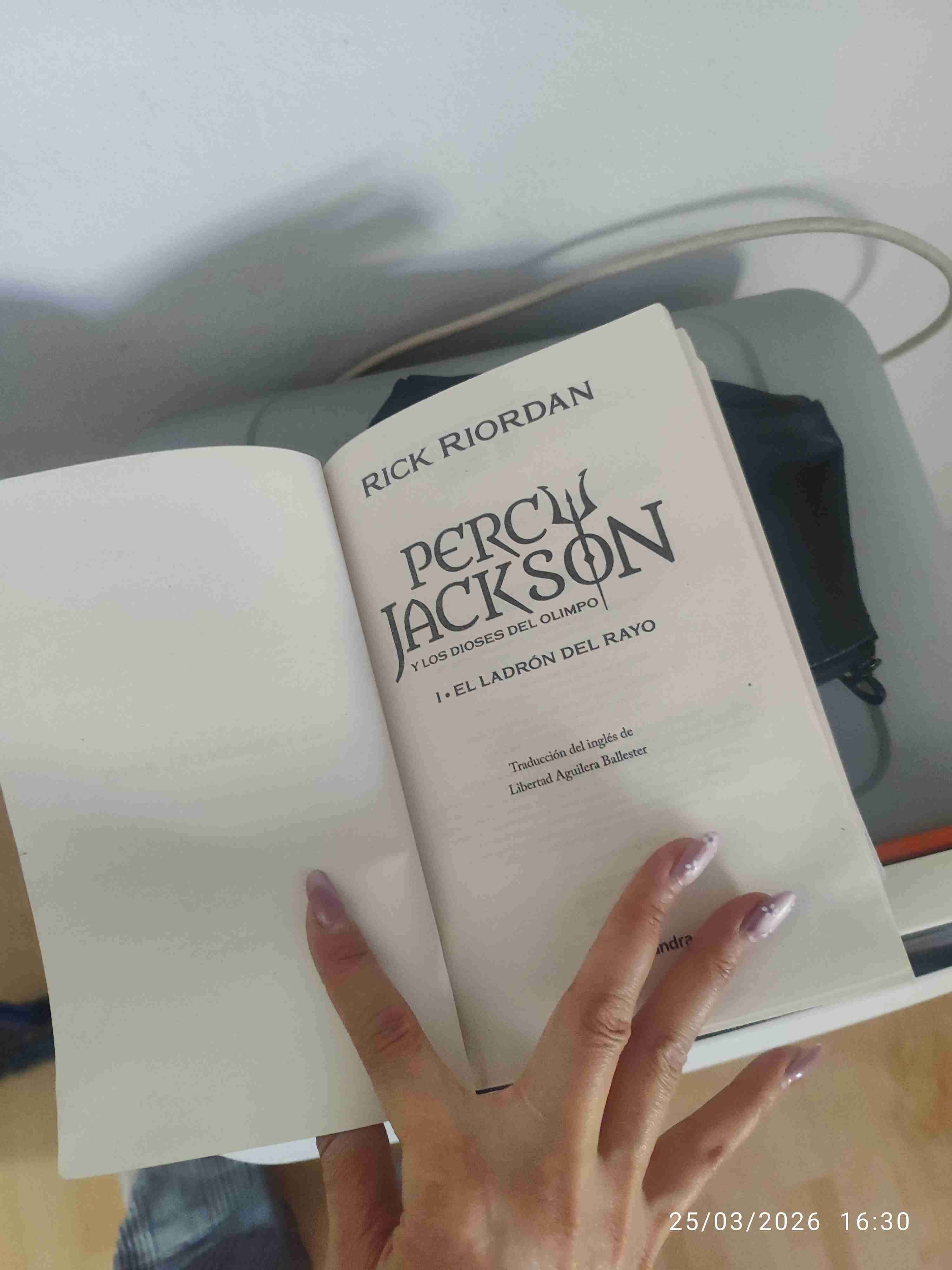 Libro Percy Jackson Ladrón del Rayo - miniatura 2