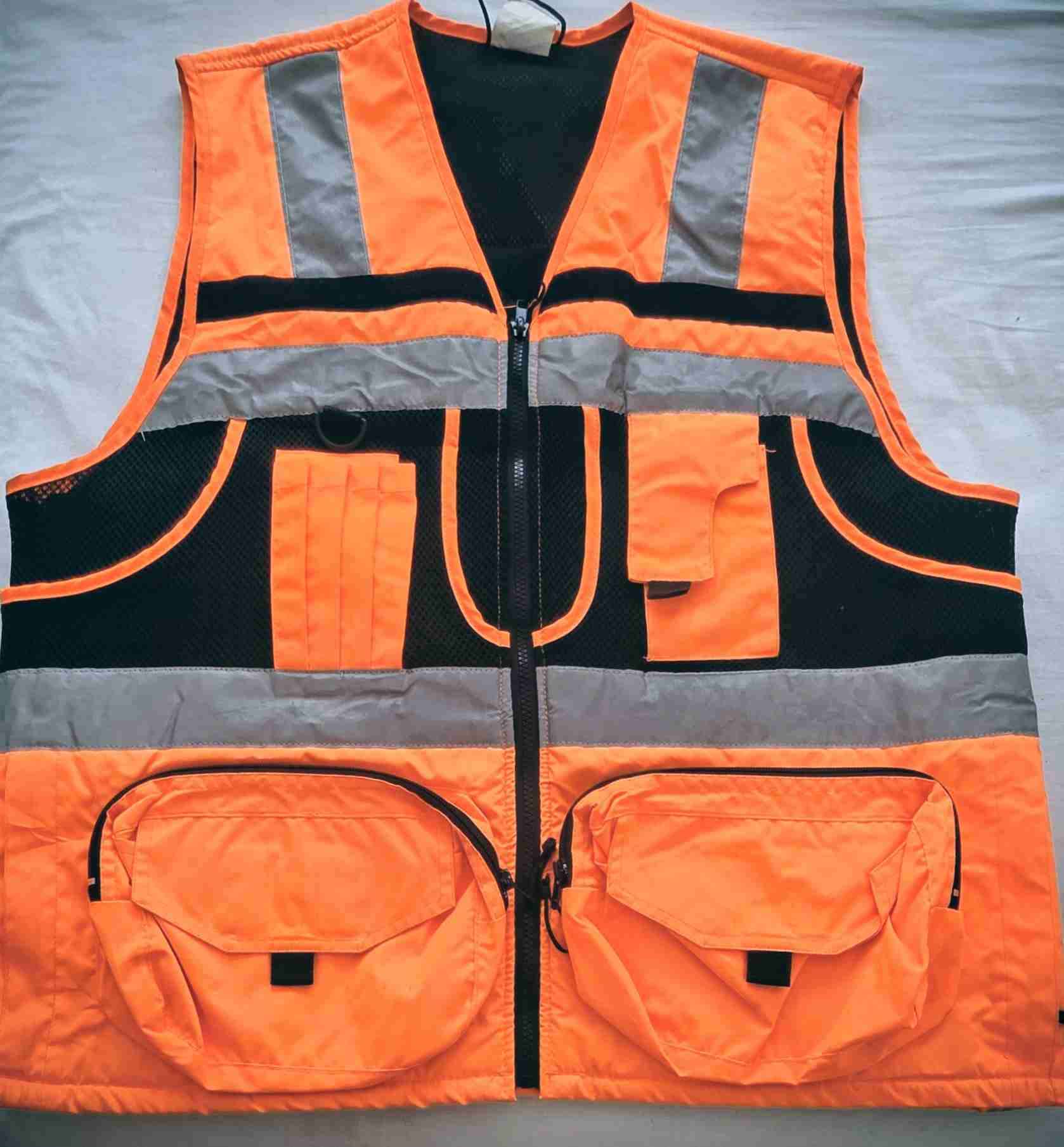 Chaleco reflectante naranja