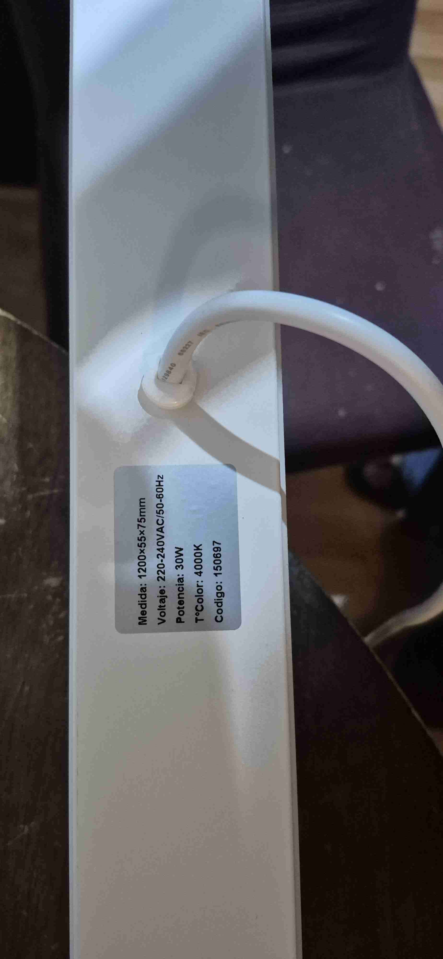 Lumina led rectangular colgante 30w - miniatura 5