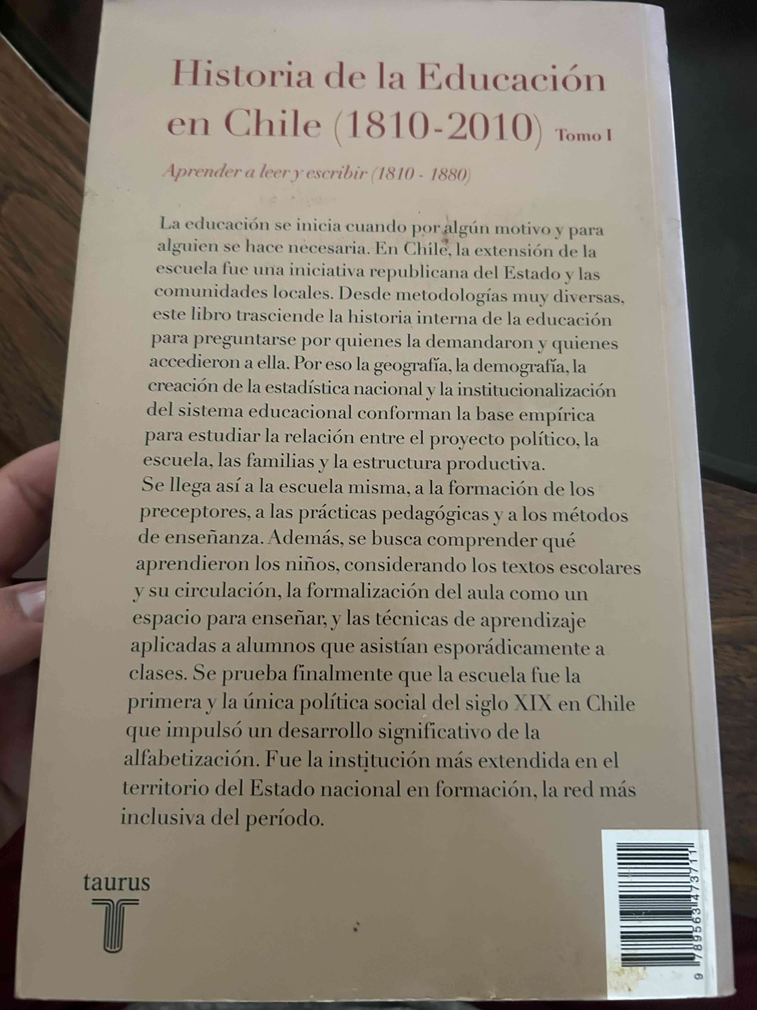 Libro Historia de la Educación en Chile - miniatura 3