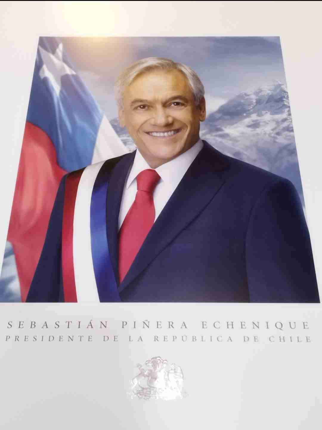 Fotografía Presidente Piñera Original - 3