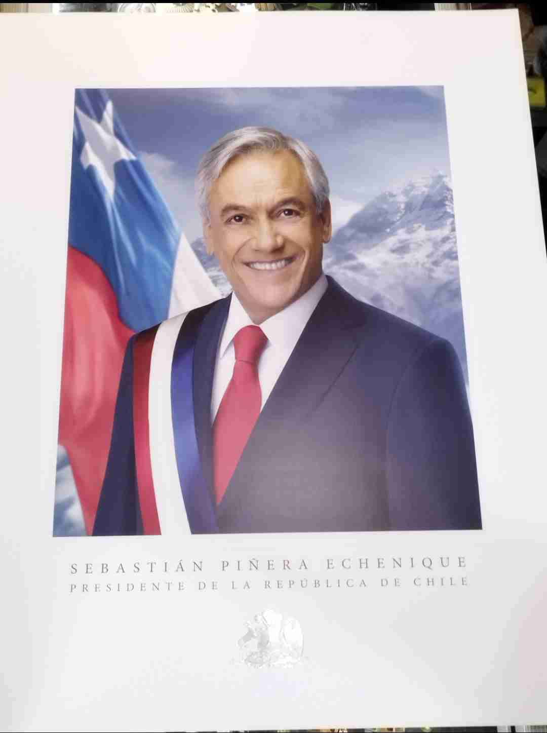 Fotografía Presidente Piñera Original - 4