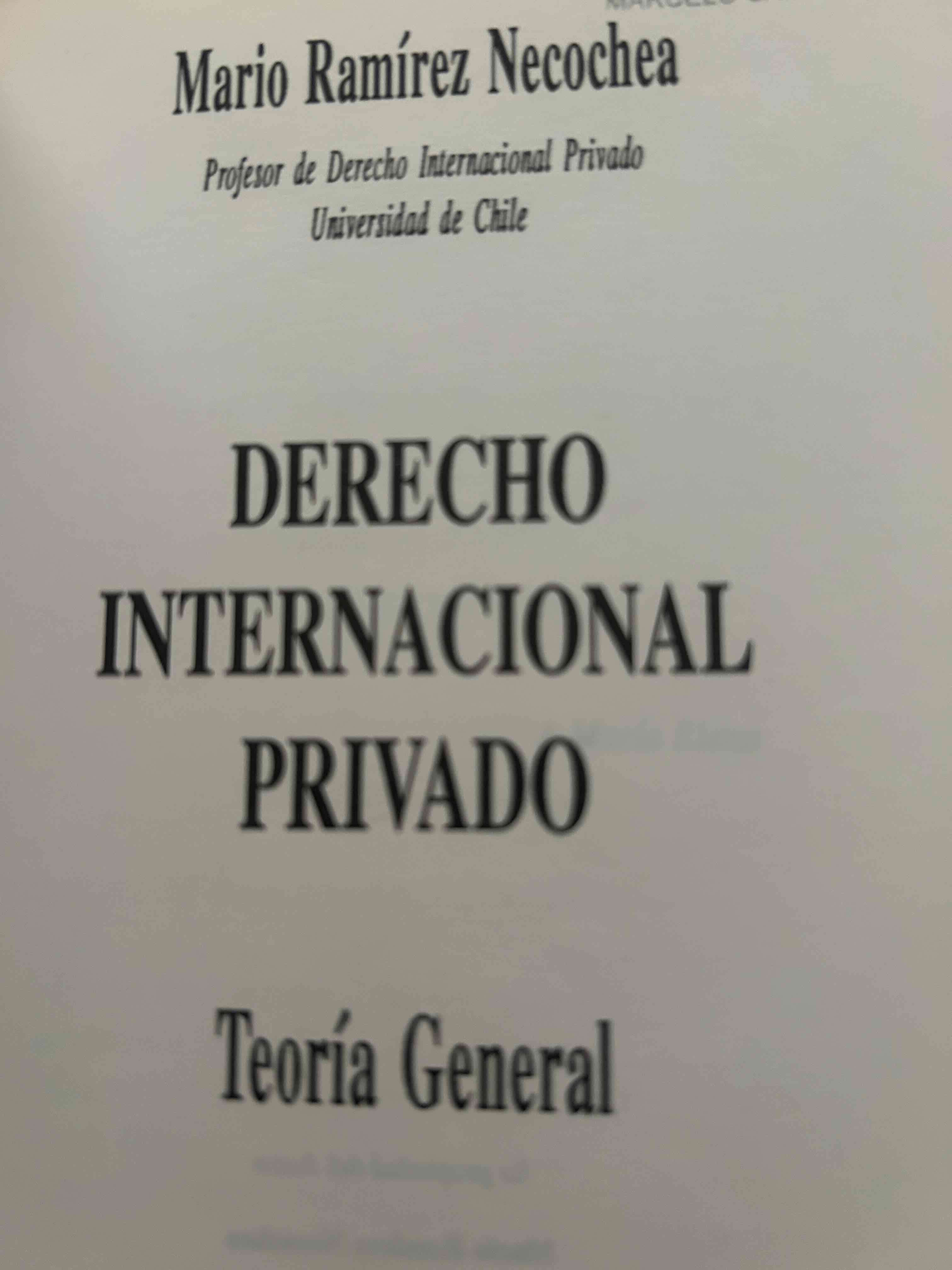 Libro Derecho Internacional Privado. Mario Ramirez - miniatura 2
