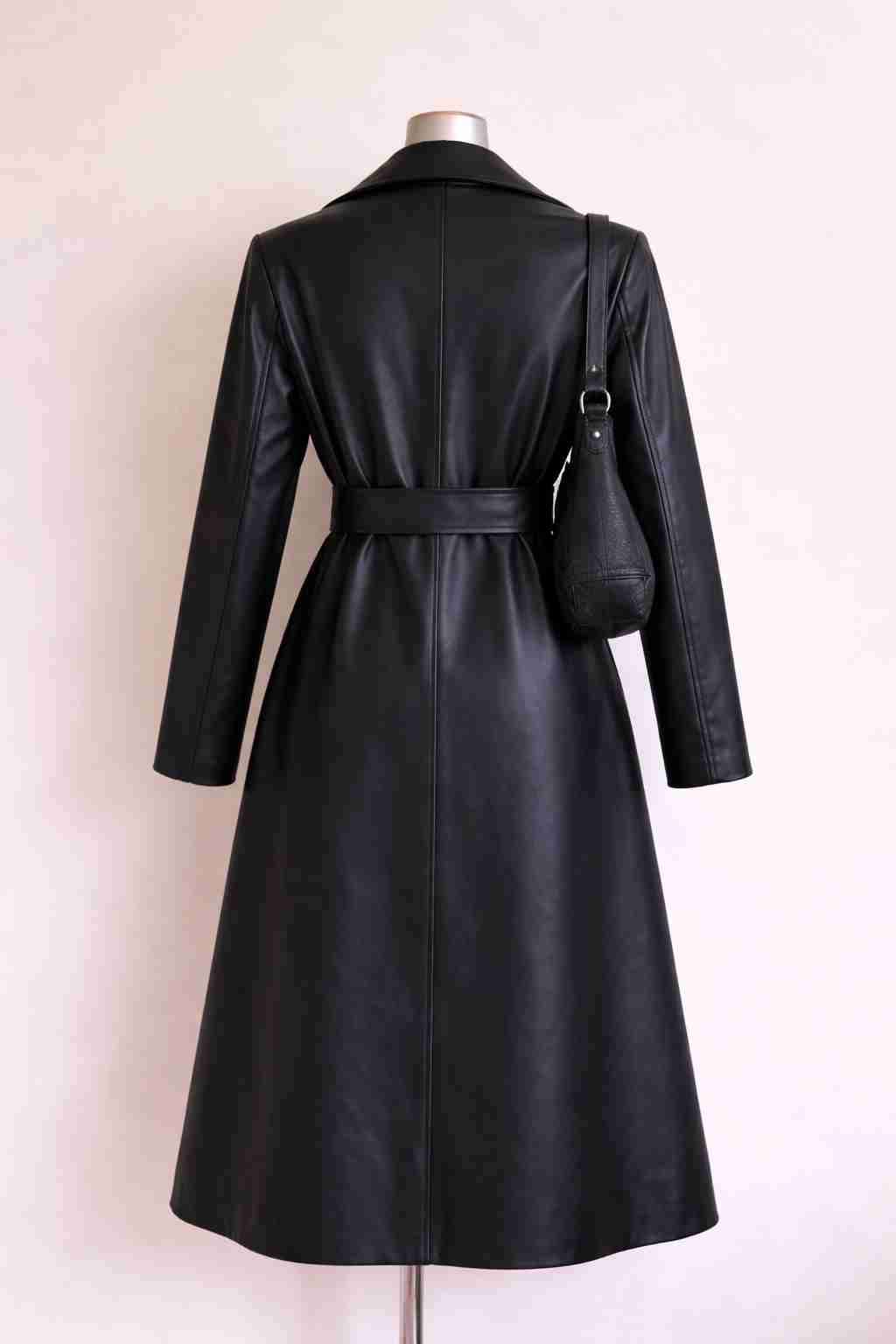 Abrigo Y2k/Gothyc Cuero - Talla S - miniatura 5