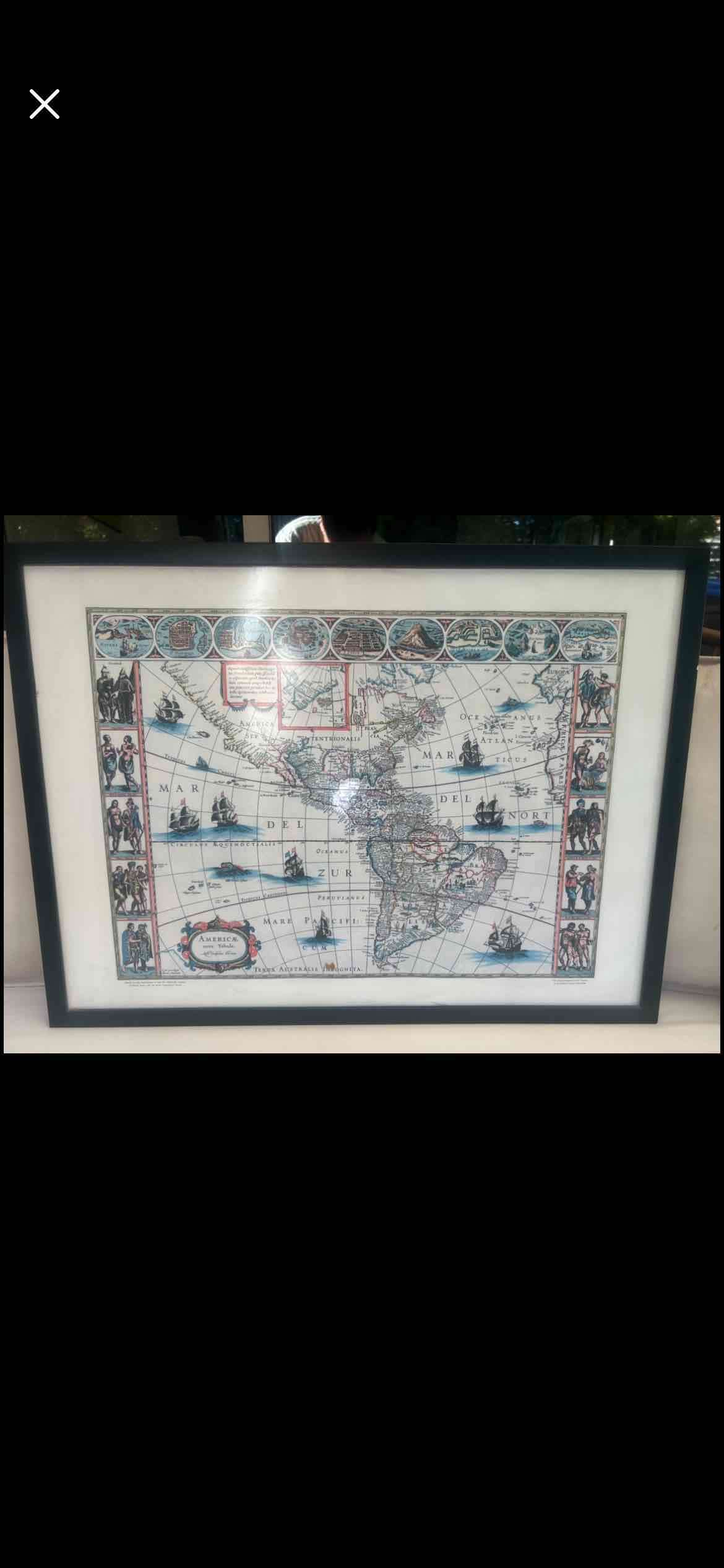 Mapa histórico Americae Nova Tabula - miniatura 2