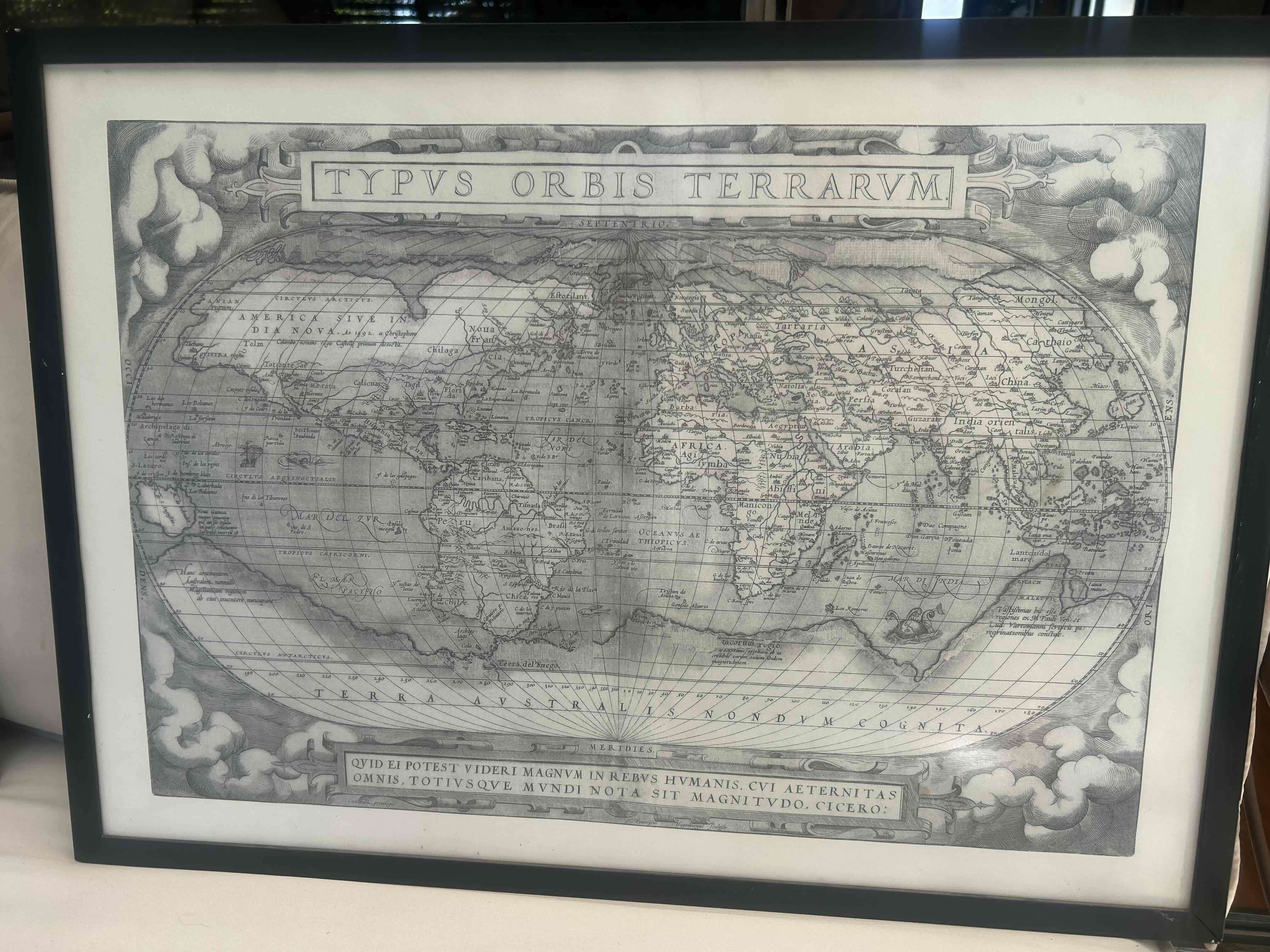 Mapa "Typus Orbis Terrarum".
