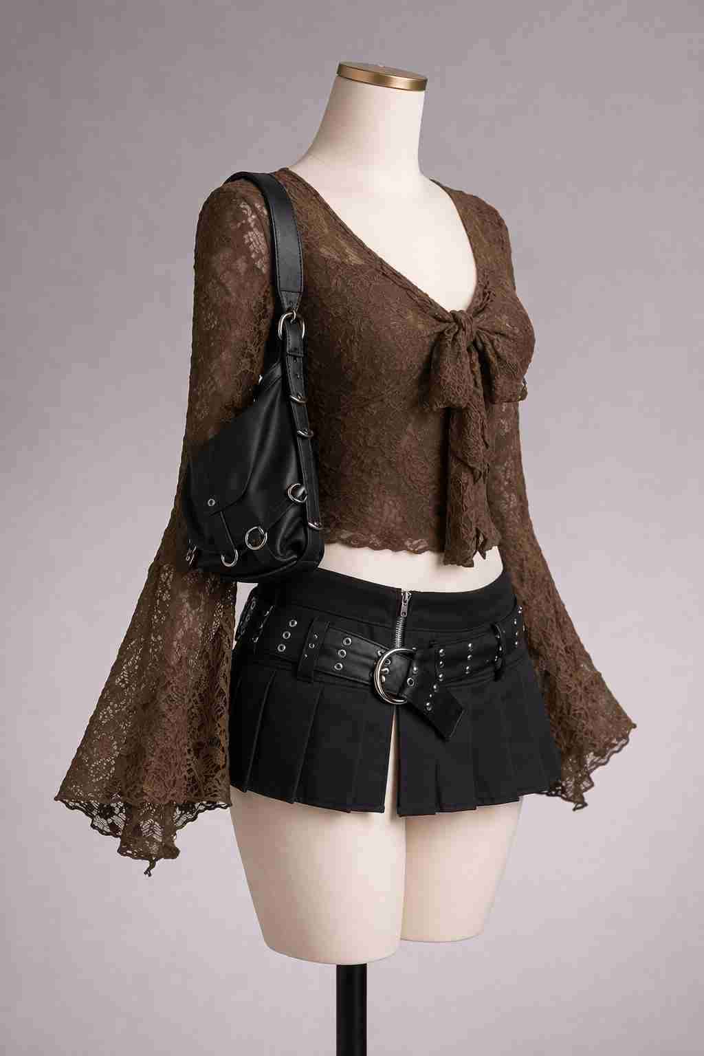 Blusa Y2k/Gothyc - Talla M - miniatura 2