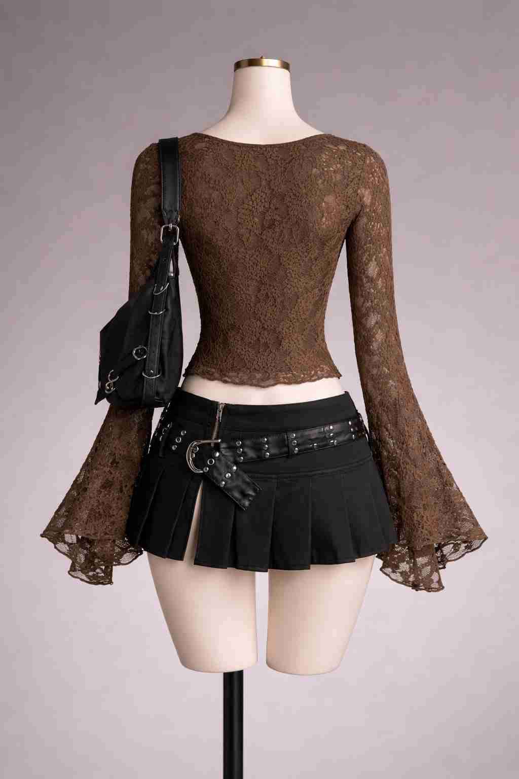 Blusa Y2k/Gothyc - Talla M - miniatura 3