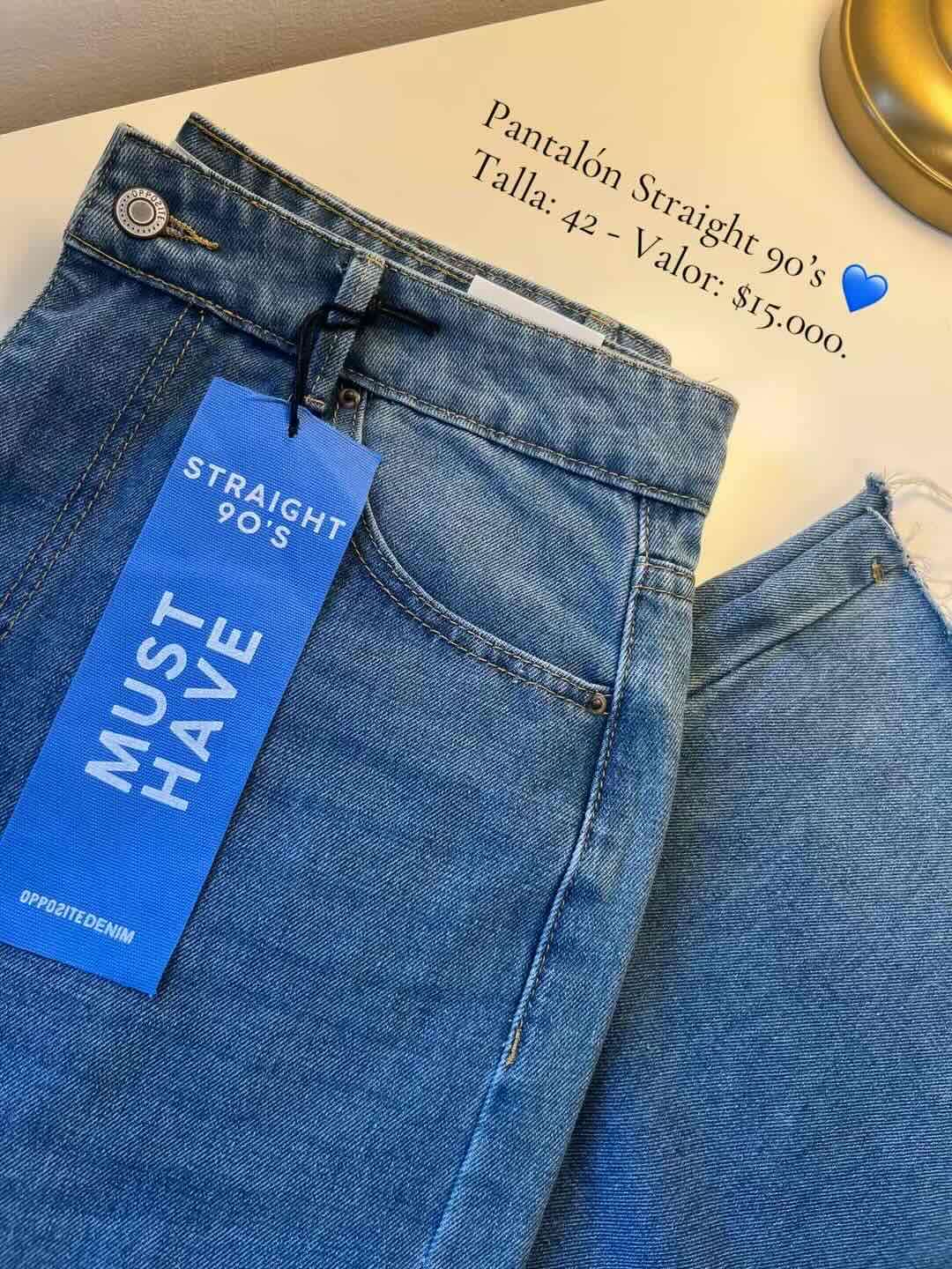 Pantalón Straight 90's Denim