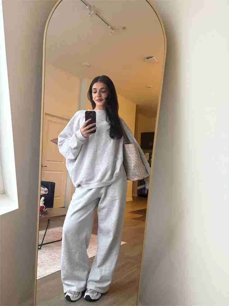 Polerón gris Oversize - miniatura 2