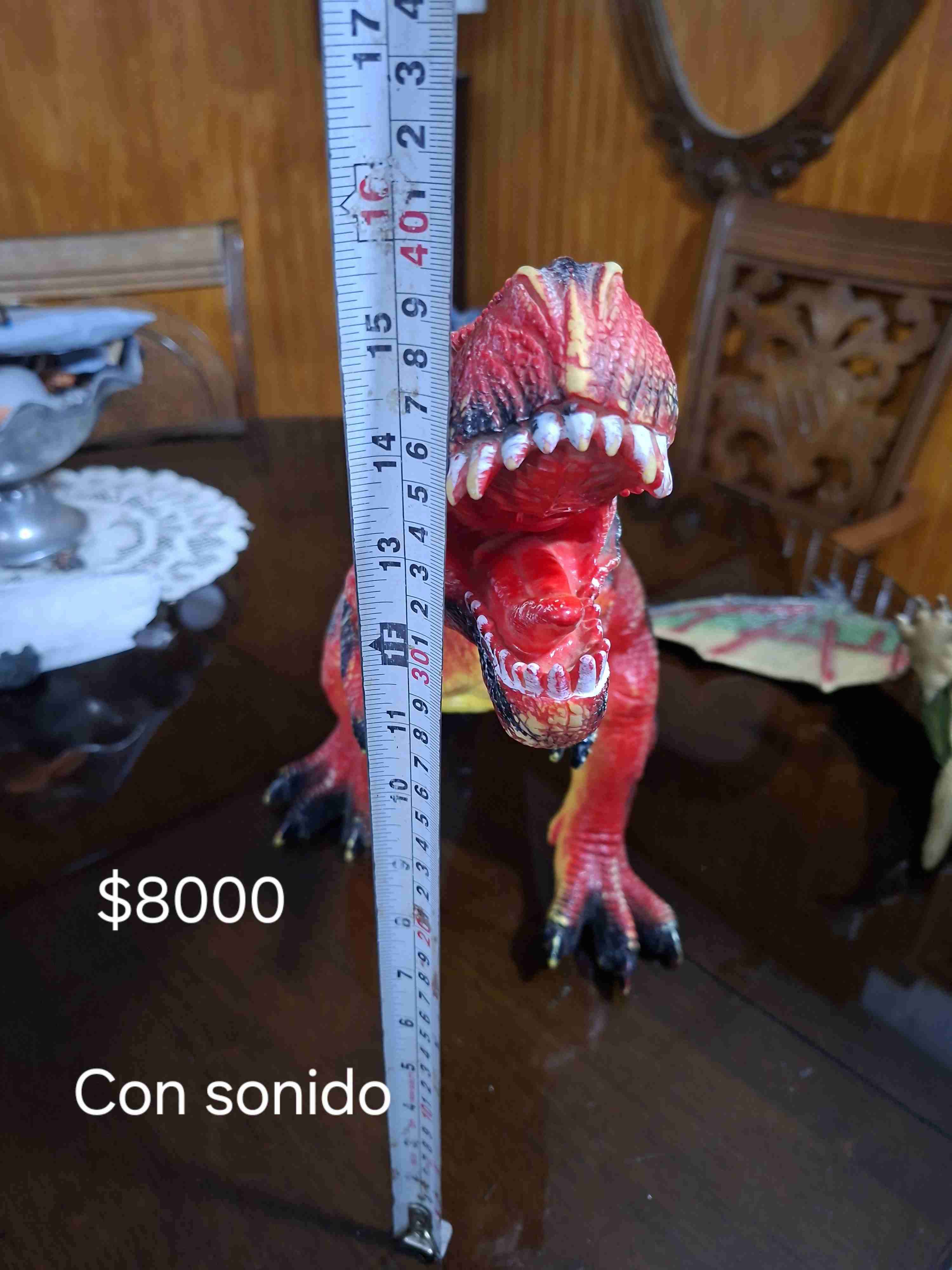 Figura dinosaurio colorida - miniatura 4