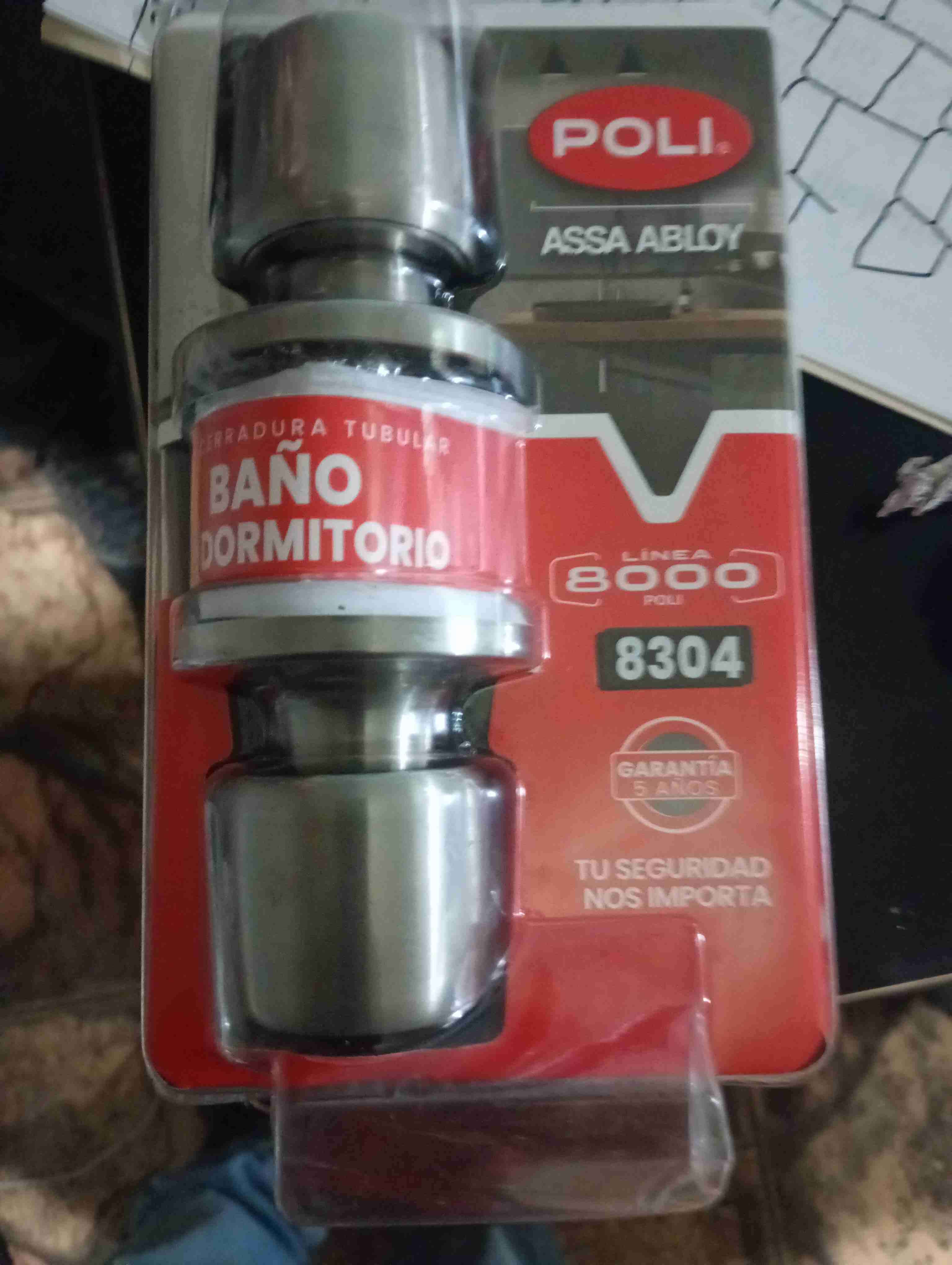Cerradura tubular baño dormitorio