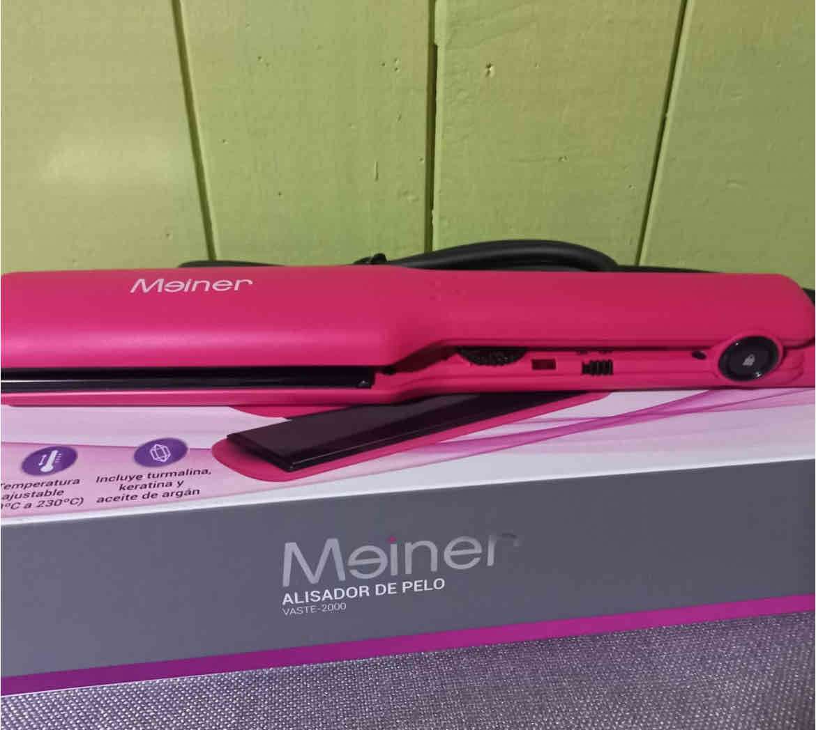 Plancha de pelo Meiner rosa - 2