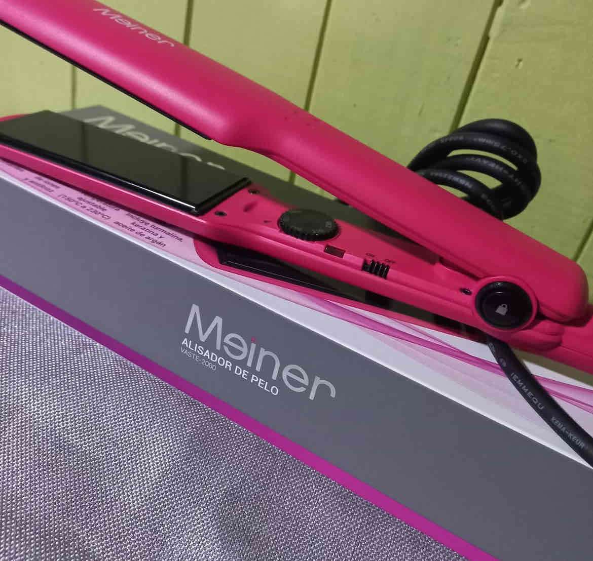 Plancha de pelo Meiner rosa - 4