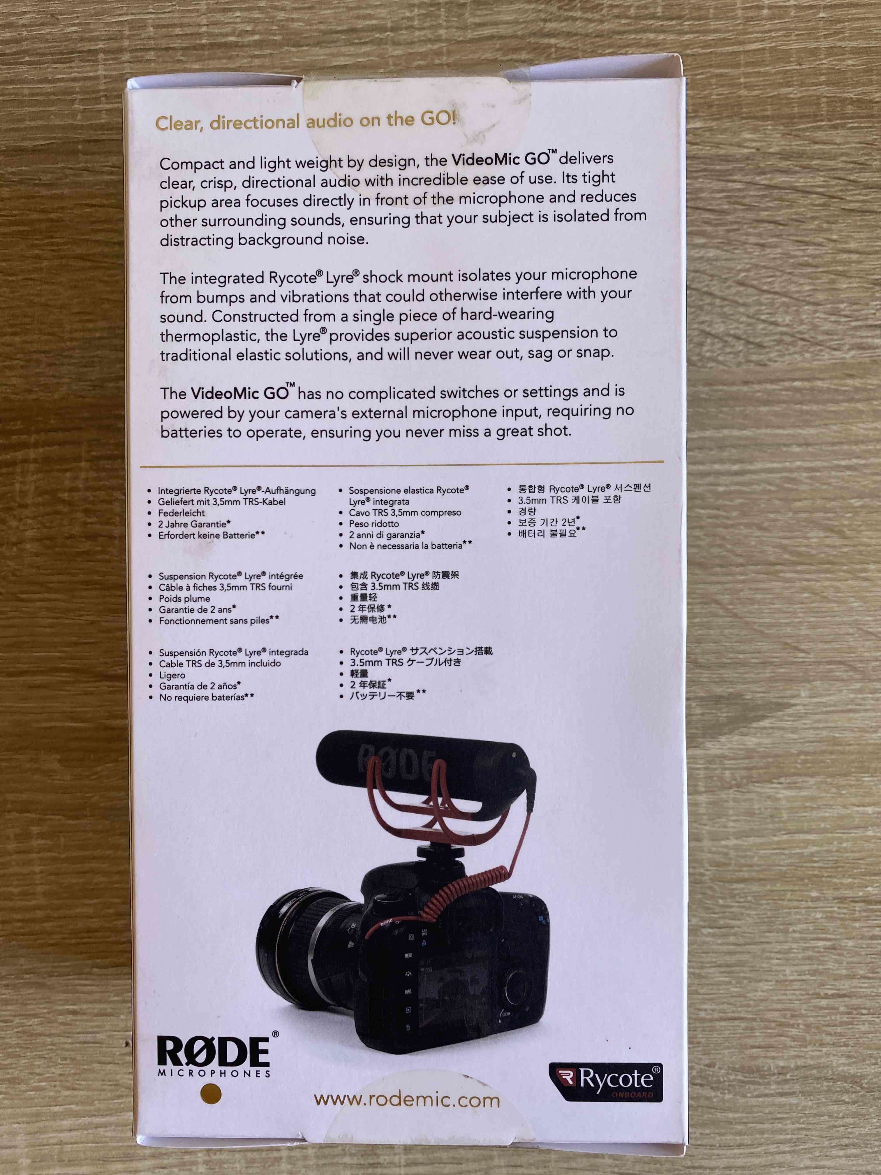 Micrófono Rode VideoMic GO - 3