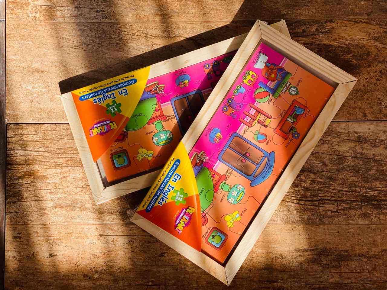 Rompecabezas educativos en inglés