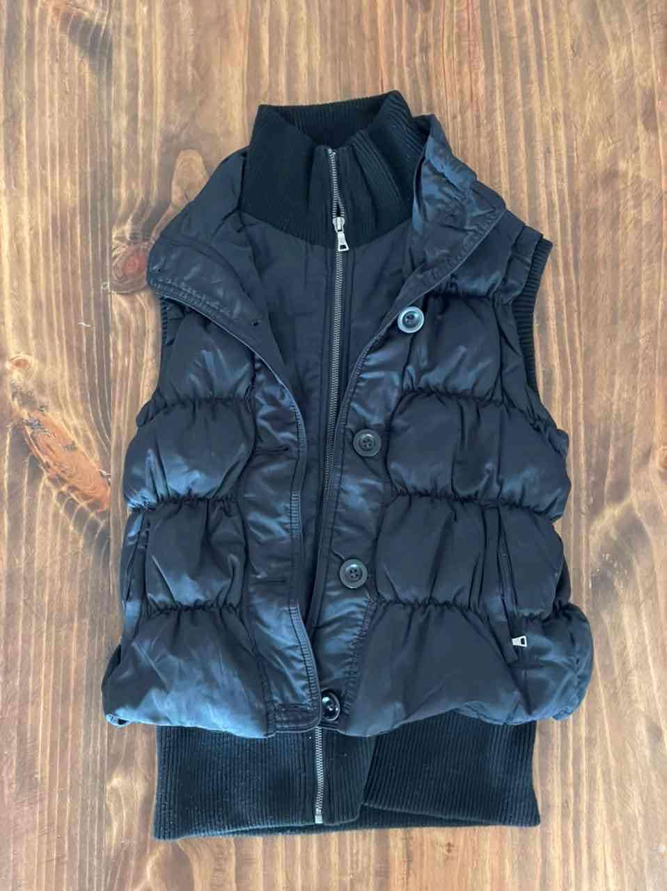 Chaqueta acolchado negro, talla S - miniatura 2