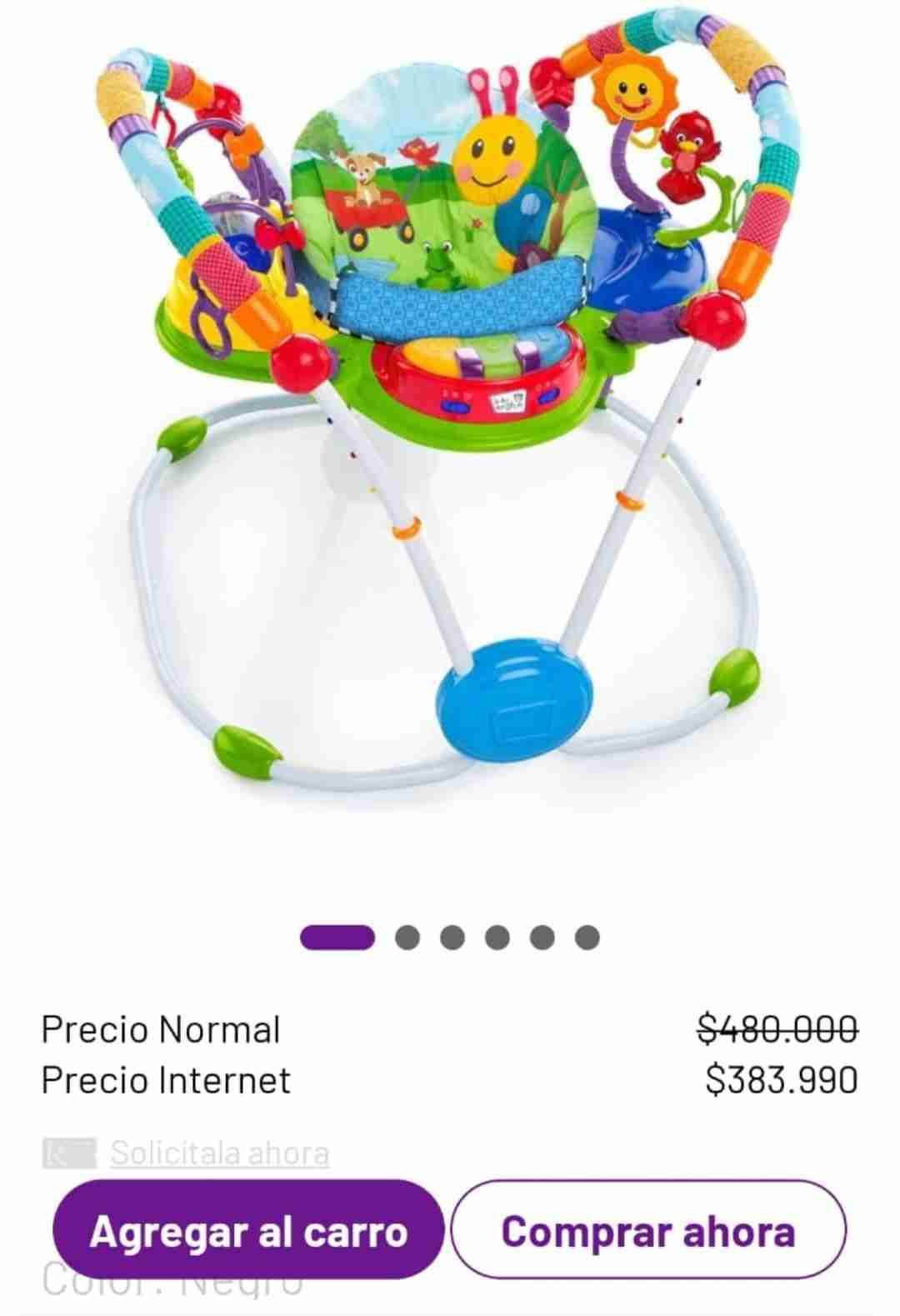 Centro de actividad saltarín infantil colorido - 2