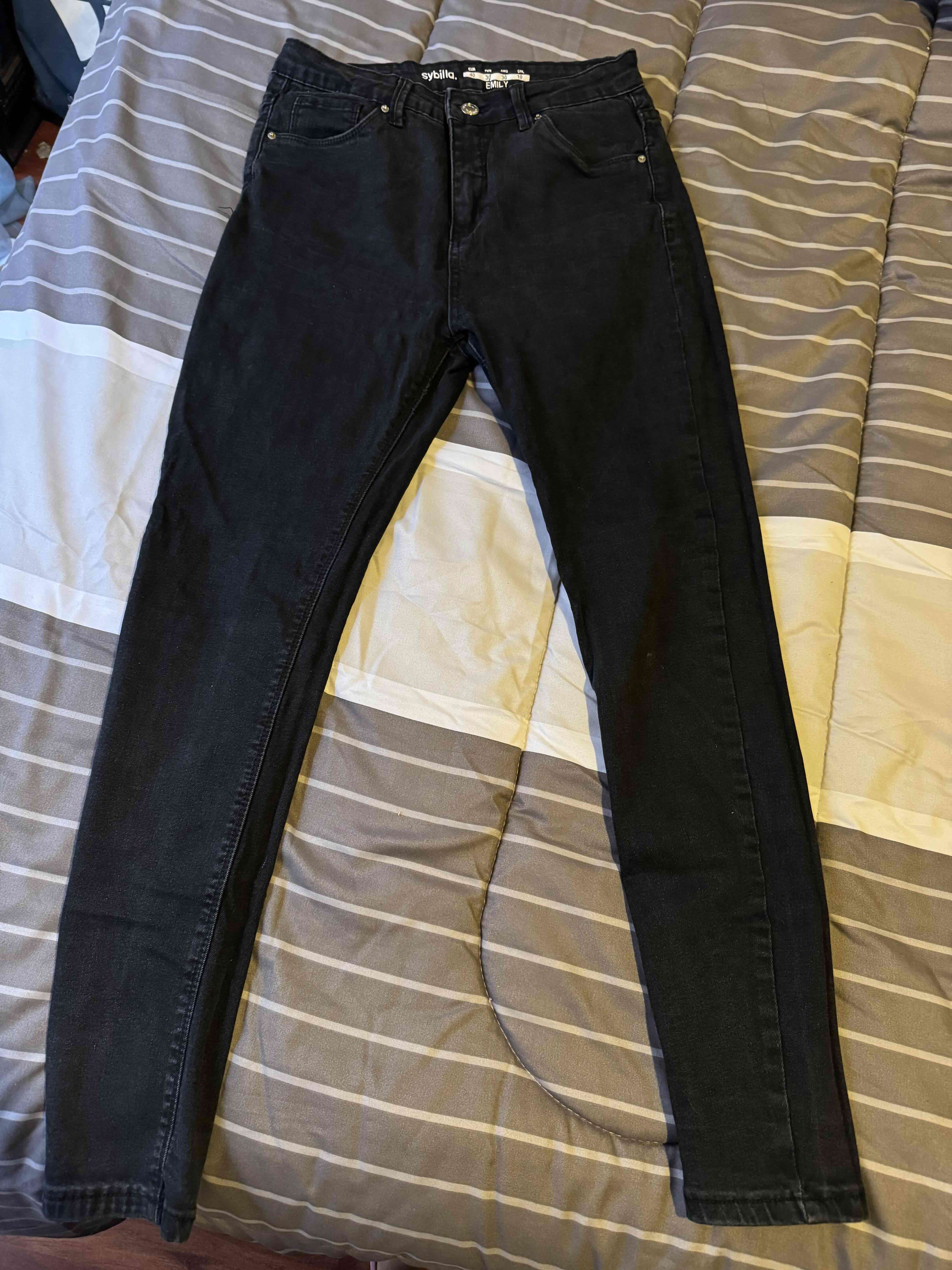 Jeans negros marca Sybilla - miniatura 2