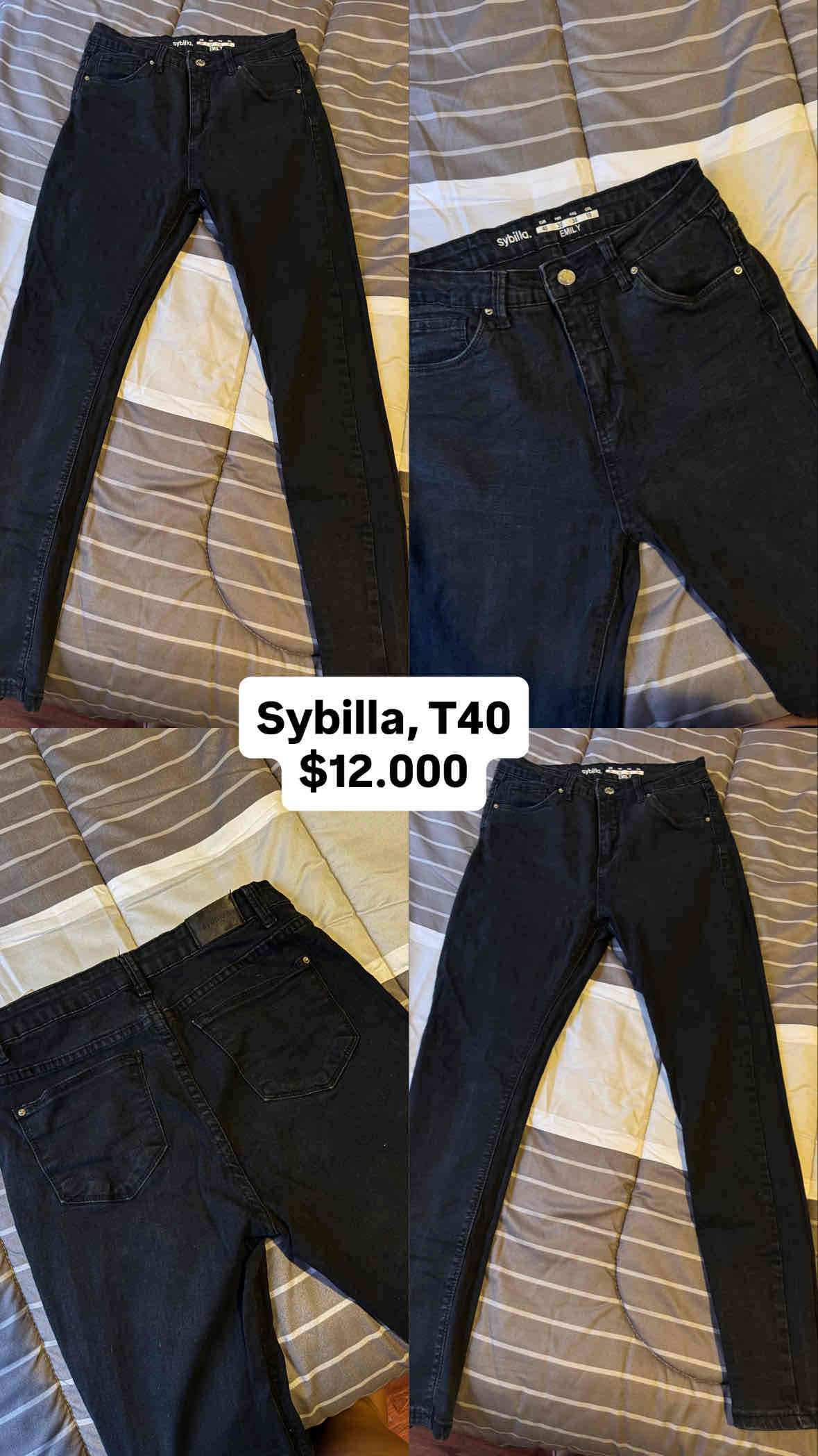 Jeans negros marca Sybilla - miniatura 4