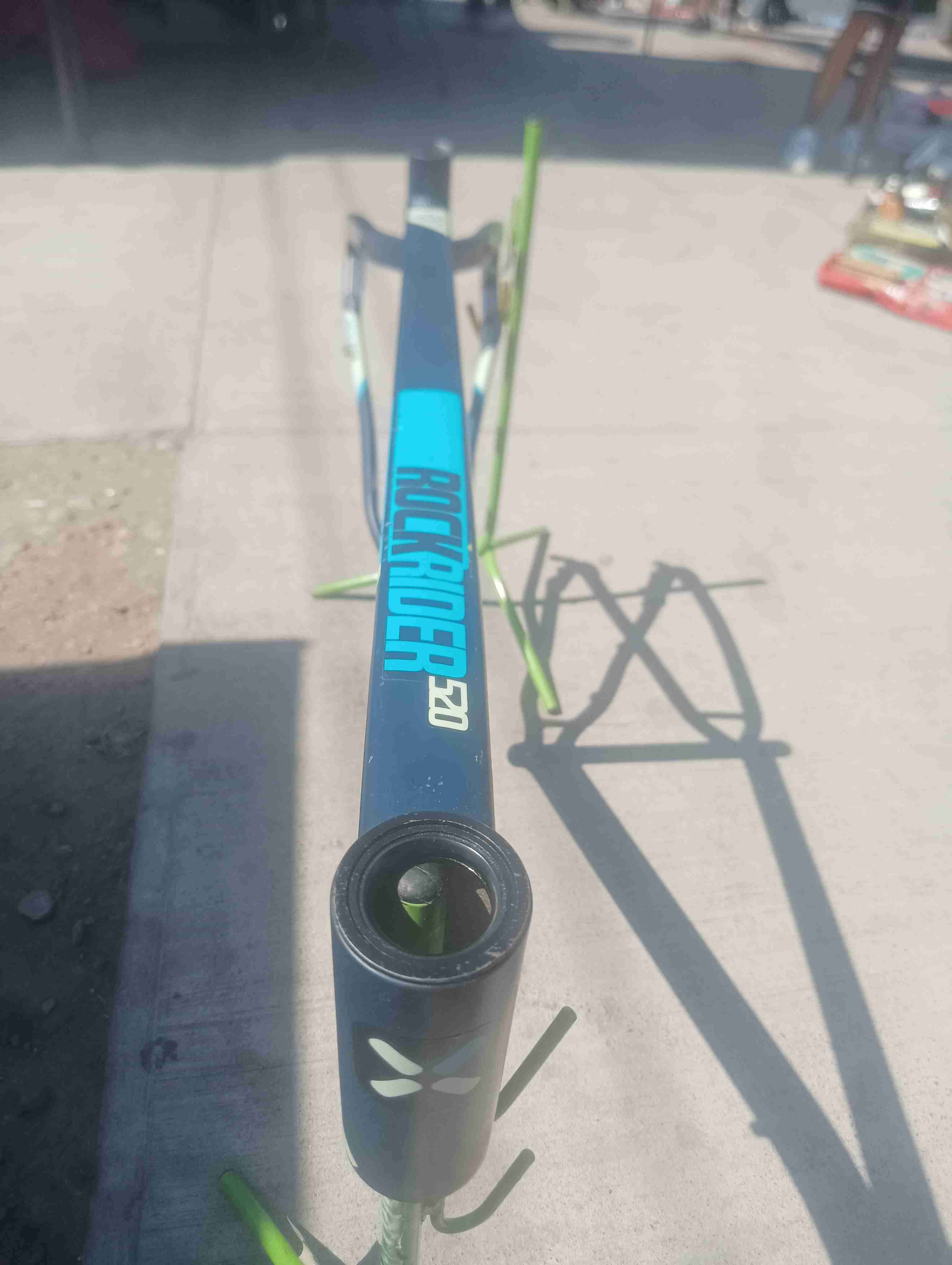 Marco de bicicleta Rockrider azul - miniatura 3