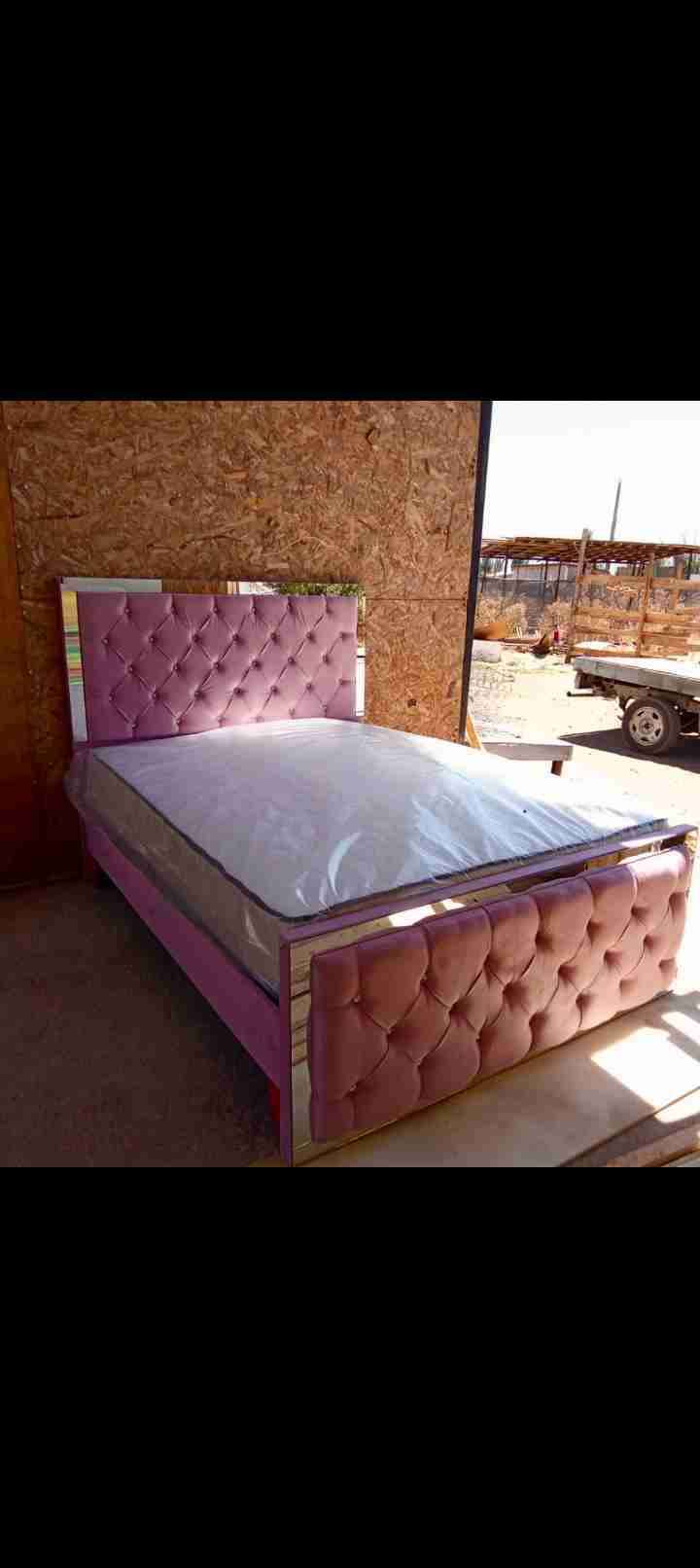 Cama doble respaldo con espejo - miniatura 2