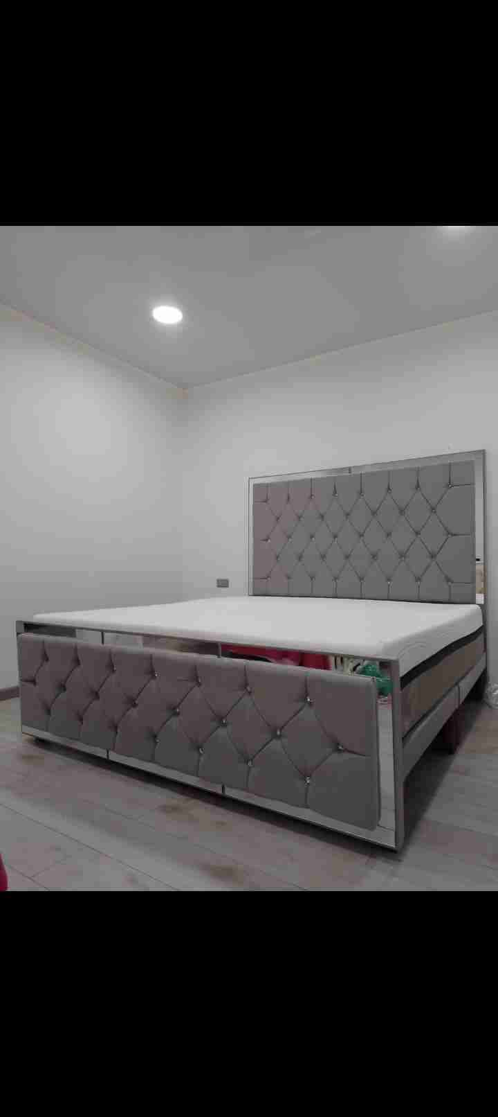 Cama doble respaldo con espejo - miniatura 6