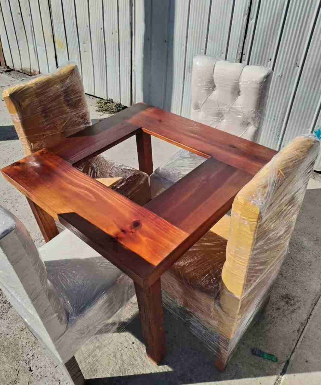 Juego comedor mesa vidrio - miniatura 2