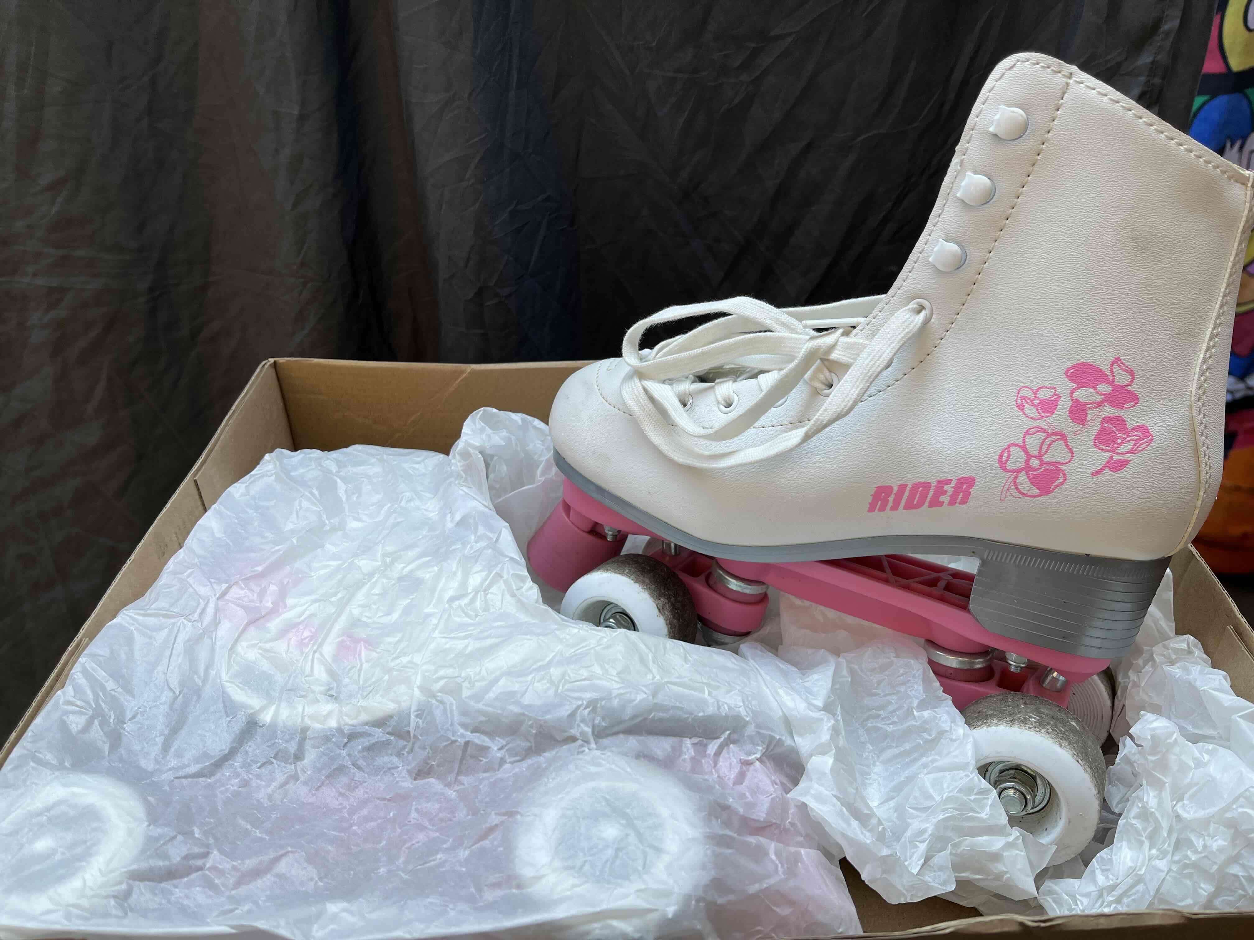 Patines artísticos Rider blancos - miniatura 4