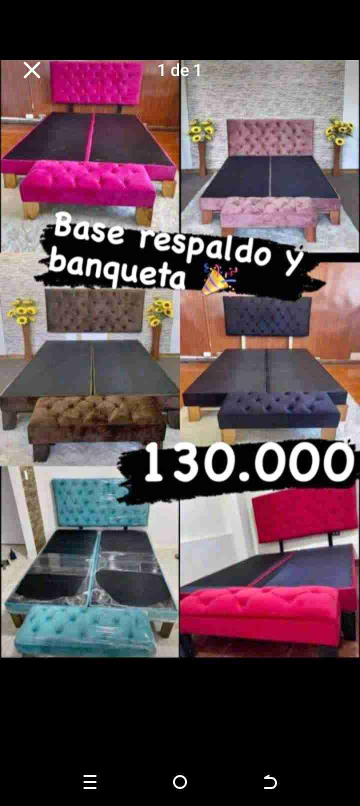 Camas tapizadas coloridas - miniatura 3