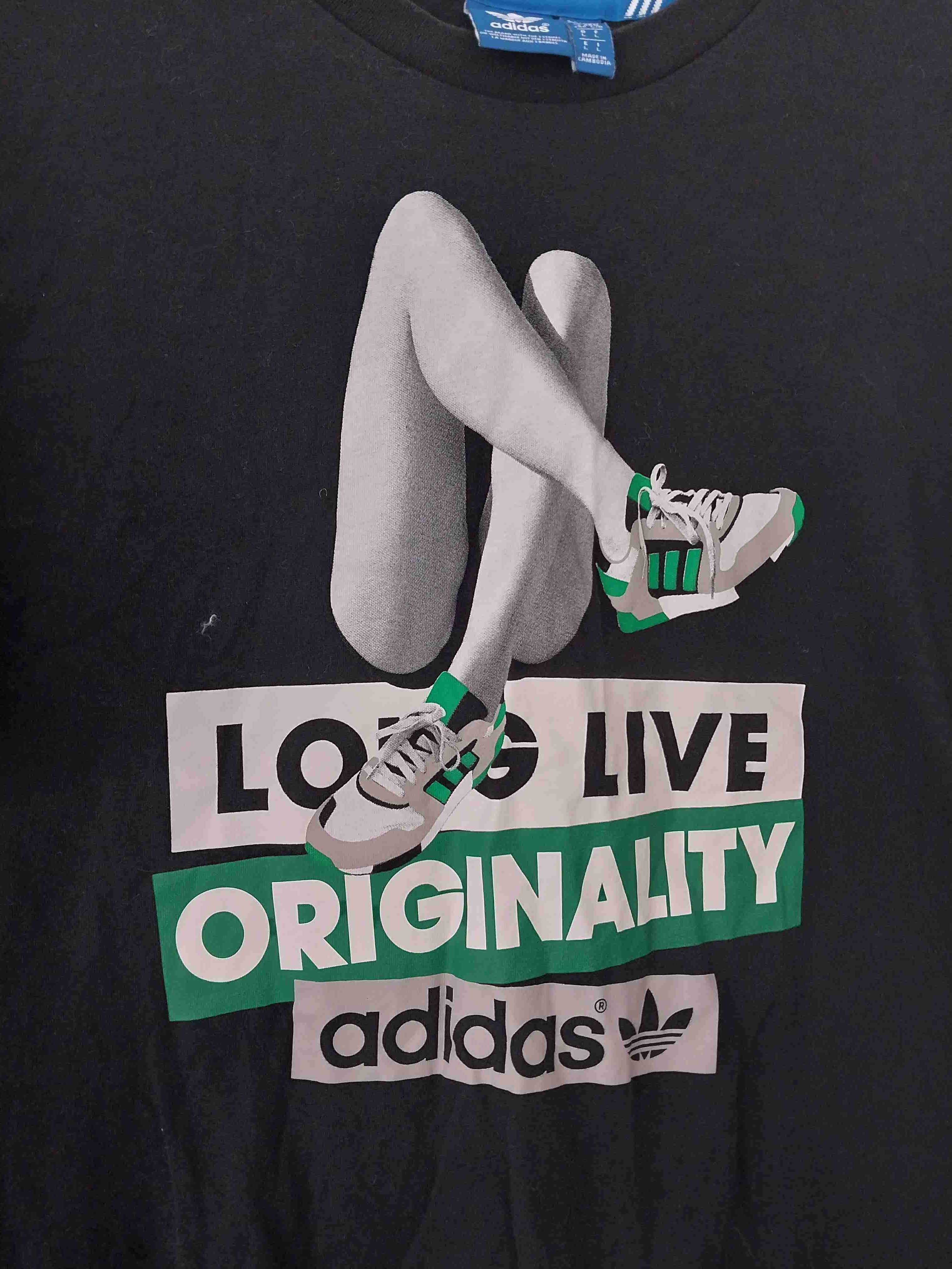 Polera negra Adidas - miniatura 4