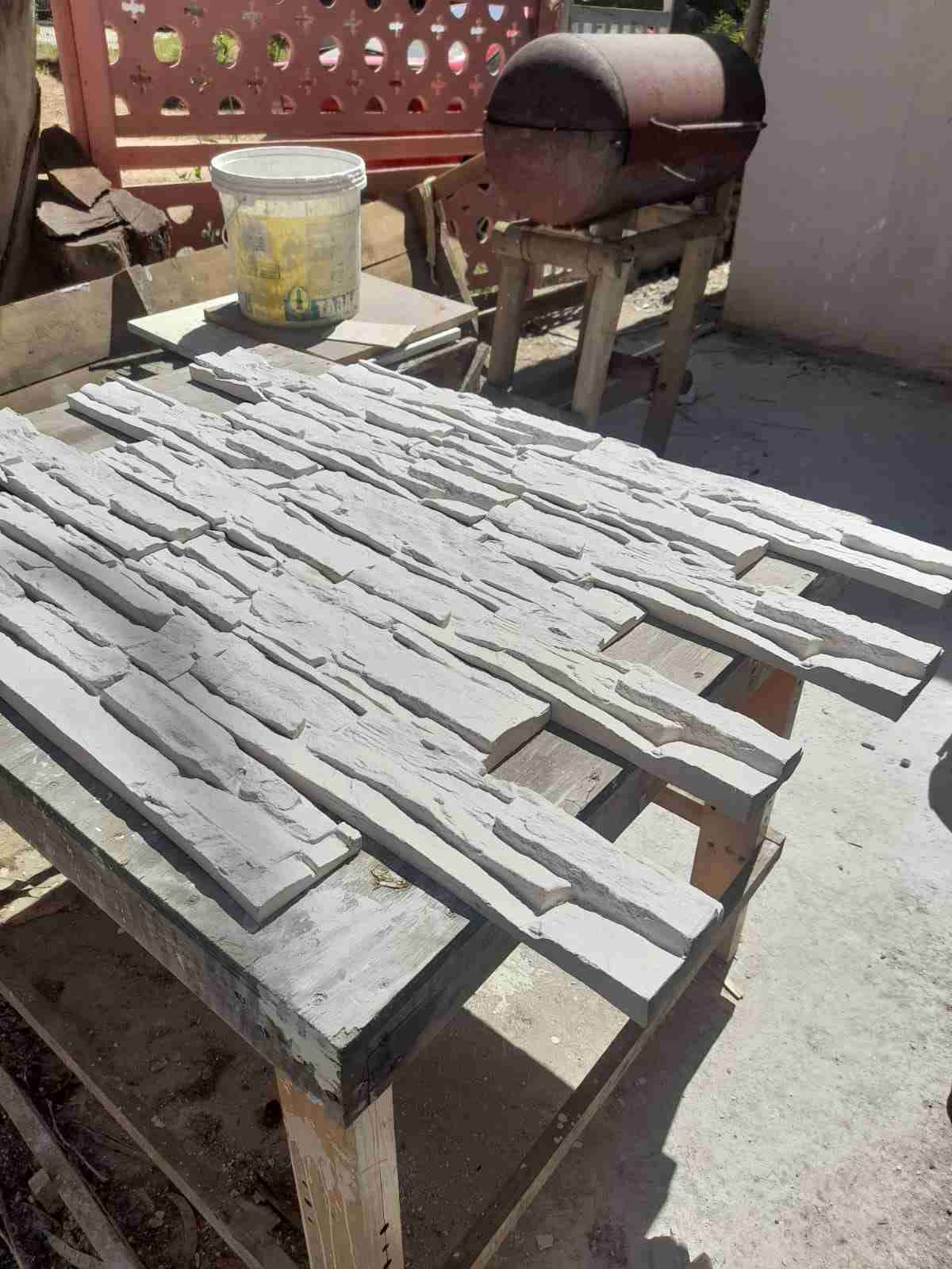 Pieza decorativa de pared 10x48 de yeso interior - miniatura 5