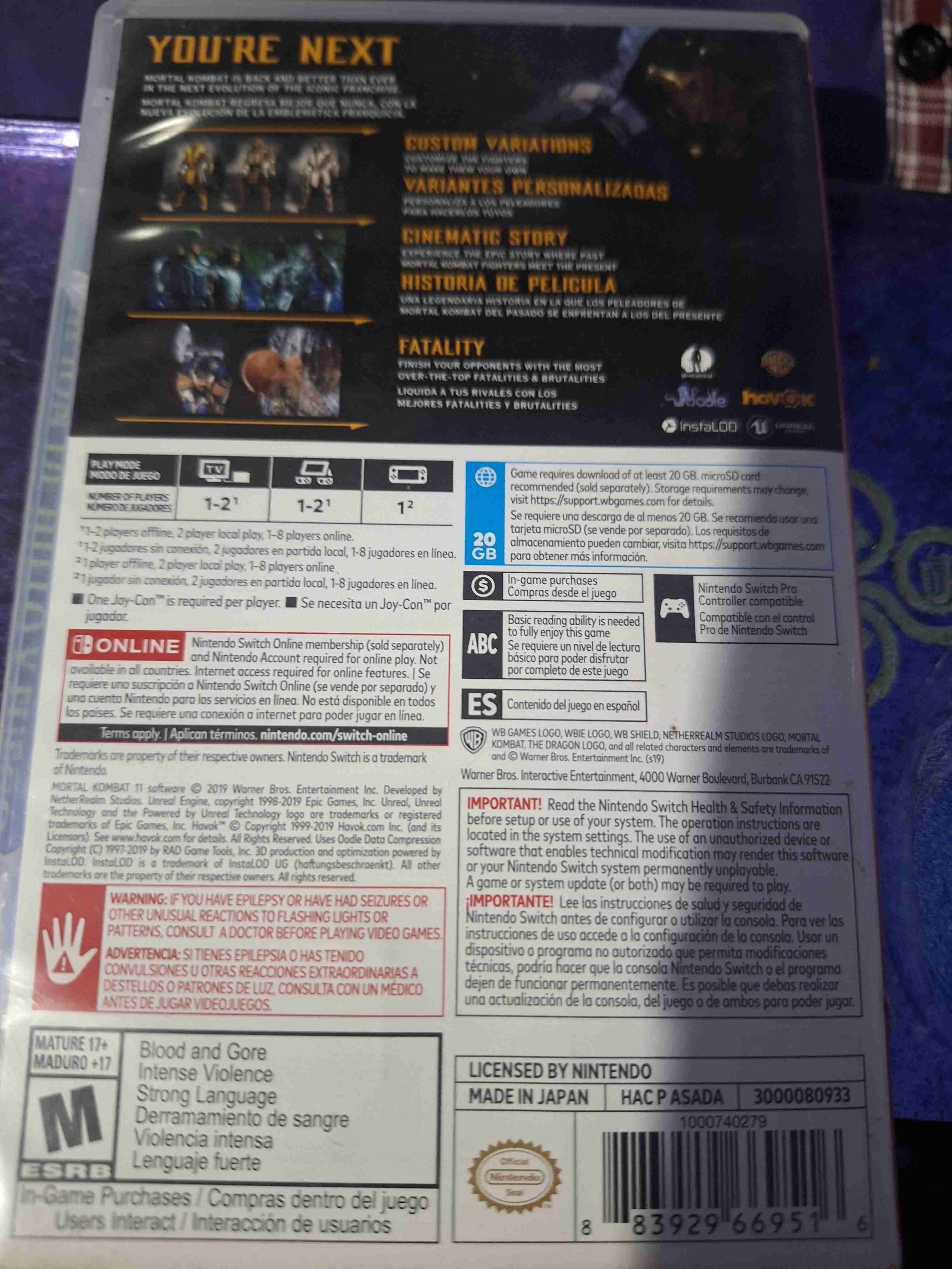 Mortal Kombat 11 para Nintendo Switch - miniatura 2