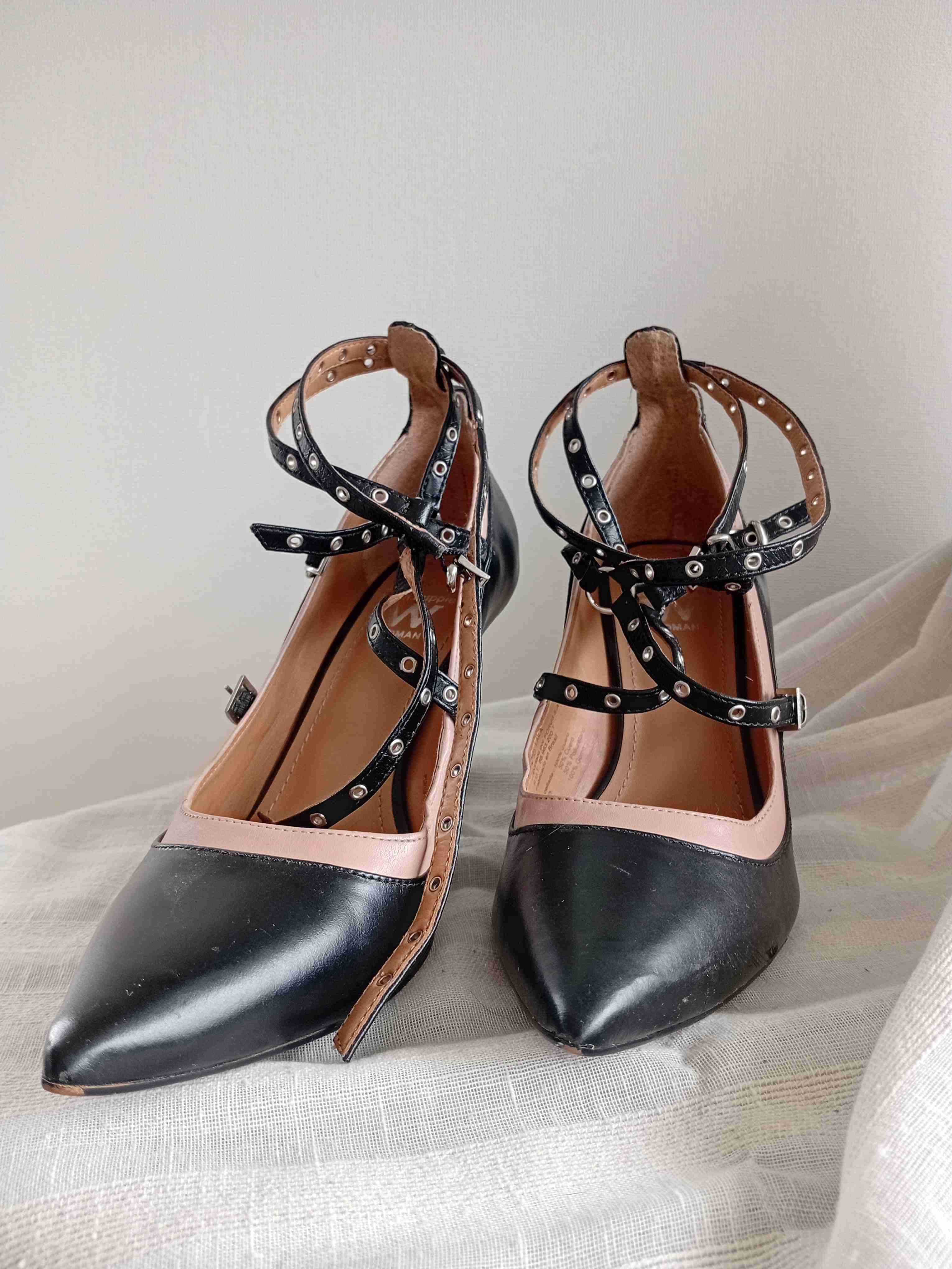 Tacones Hush Puppies cuero negro - miniatura 2