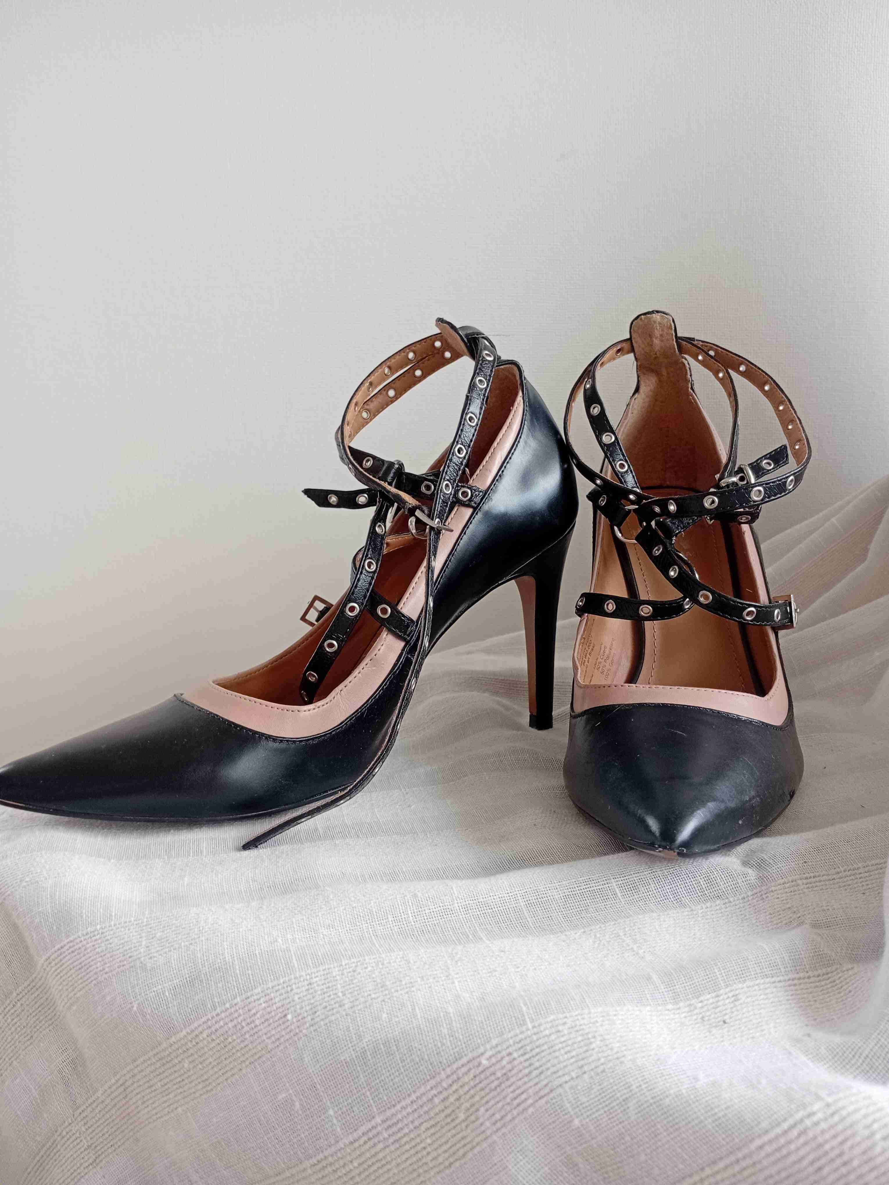 Tacones Hush Puppies cuero negro - miniatura 3