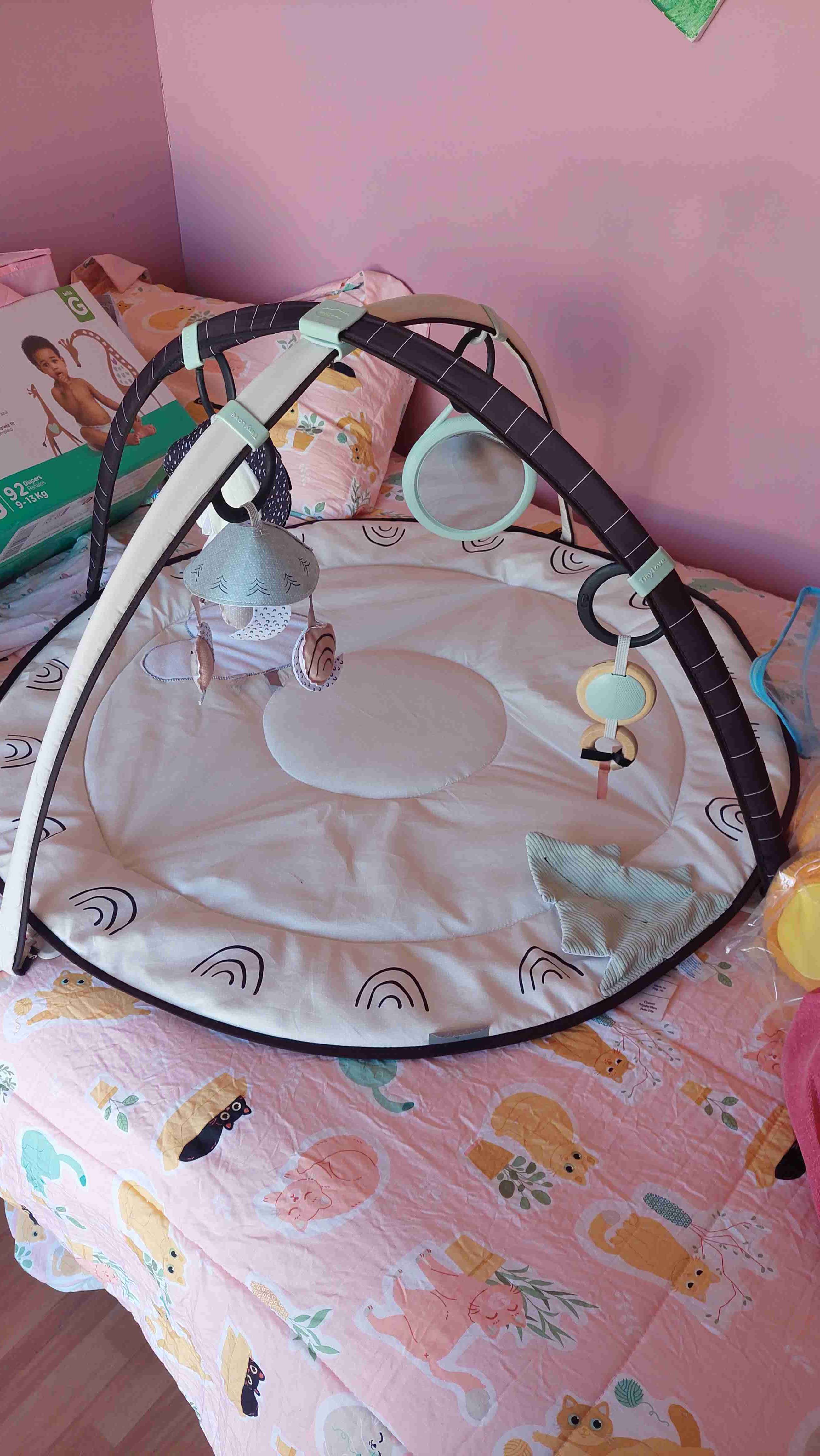 Gimnasio de bebé con juguetes