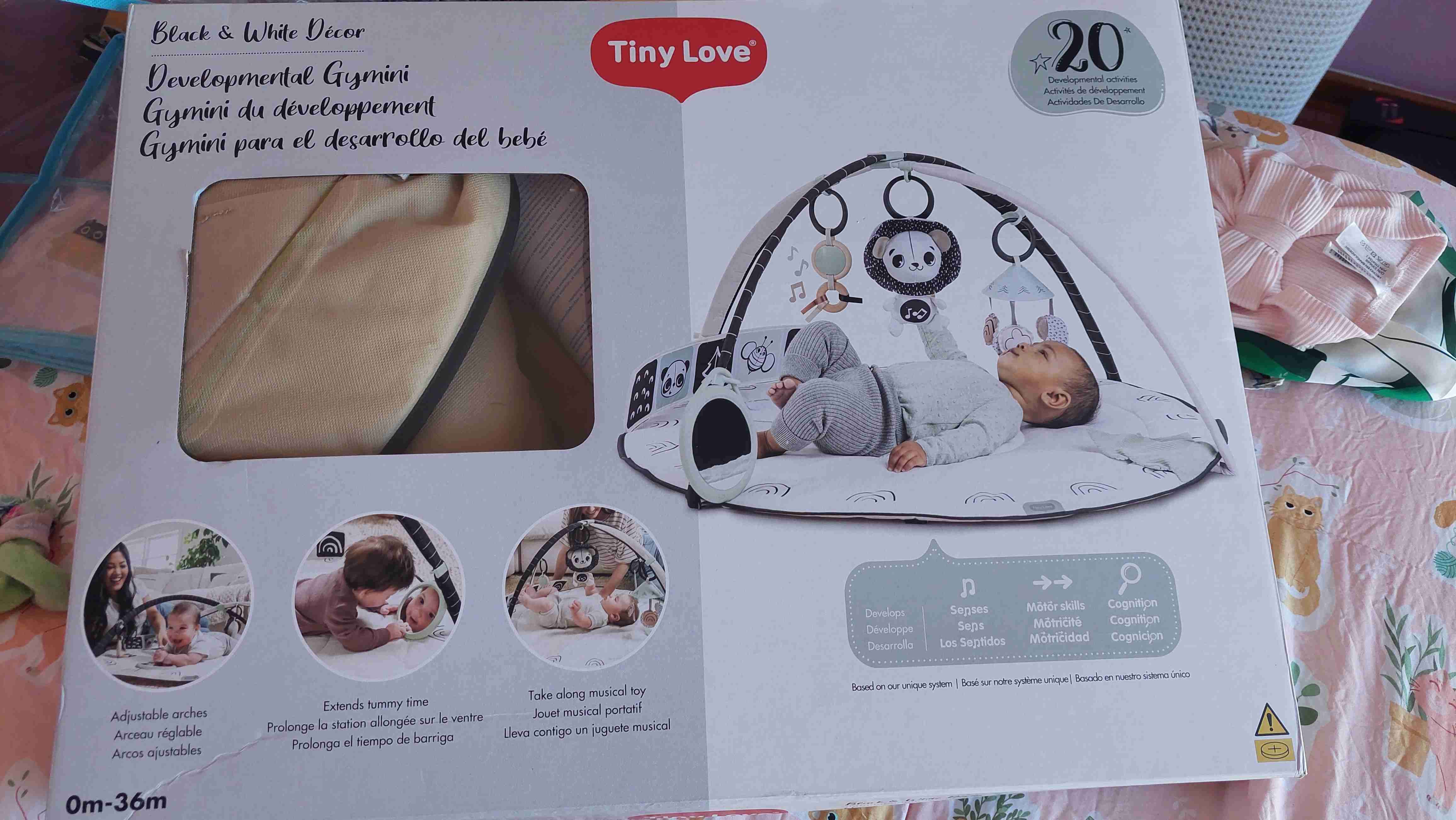 Gimnasio de bebé con juguetes - miniatura 4