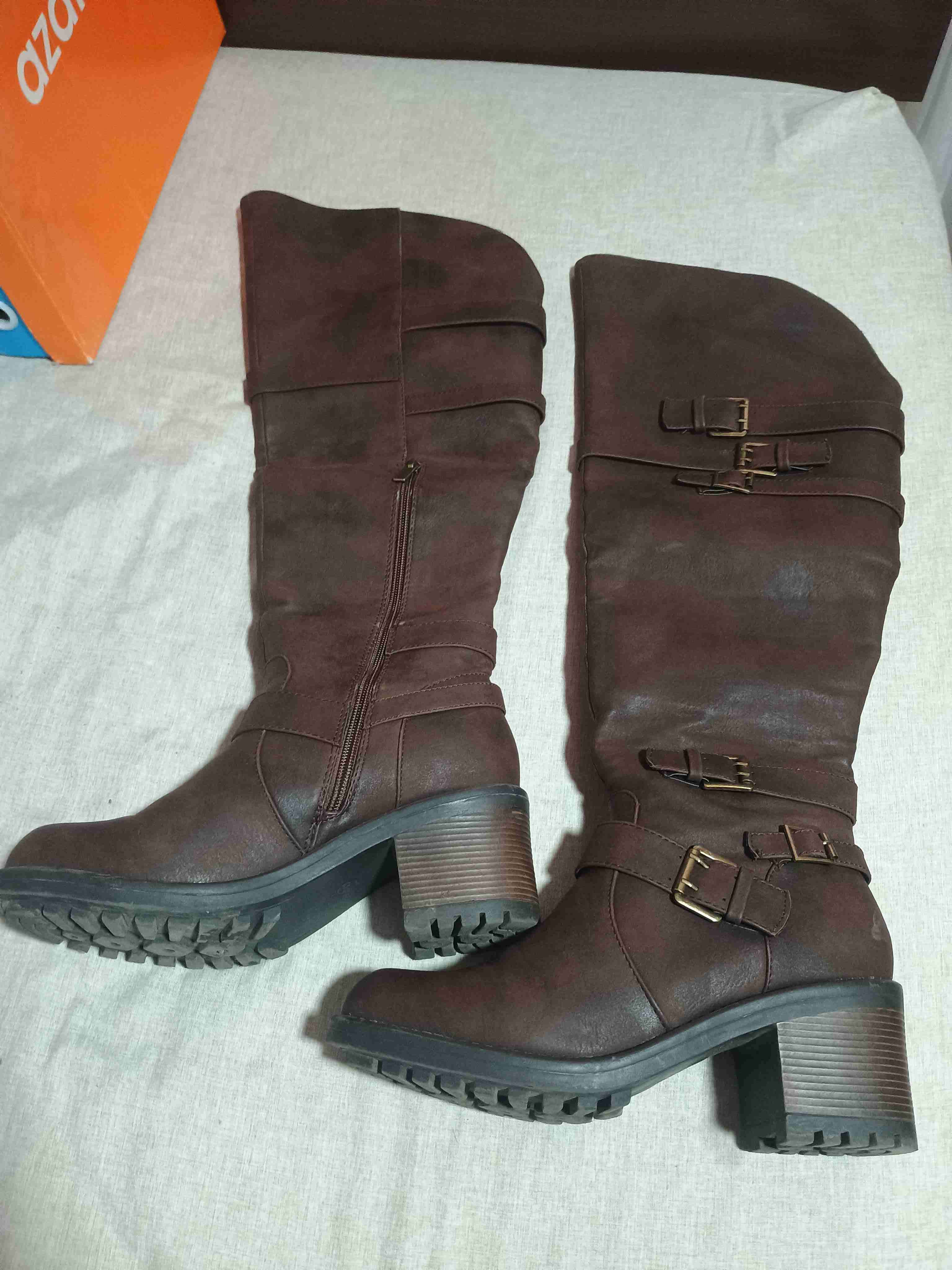 Botas largas color marrón