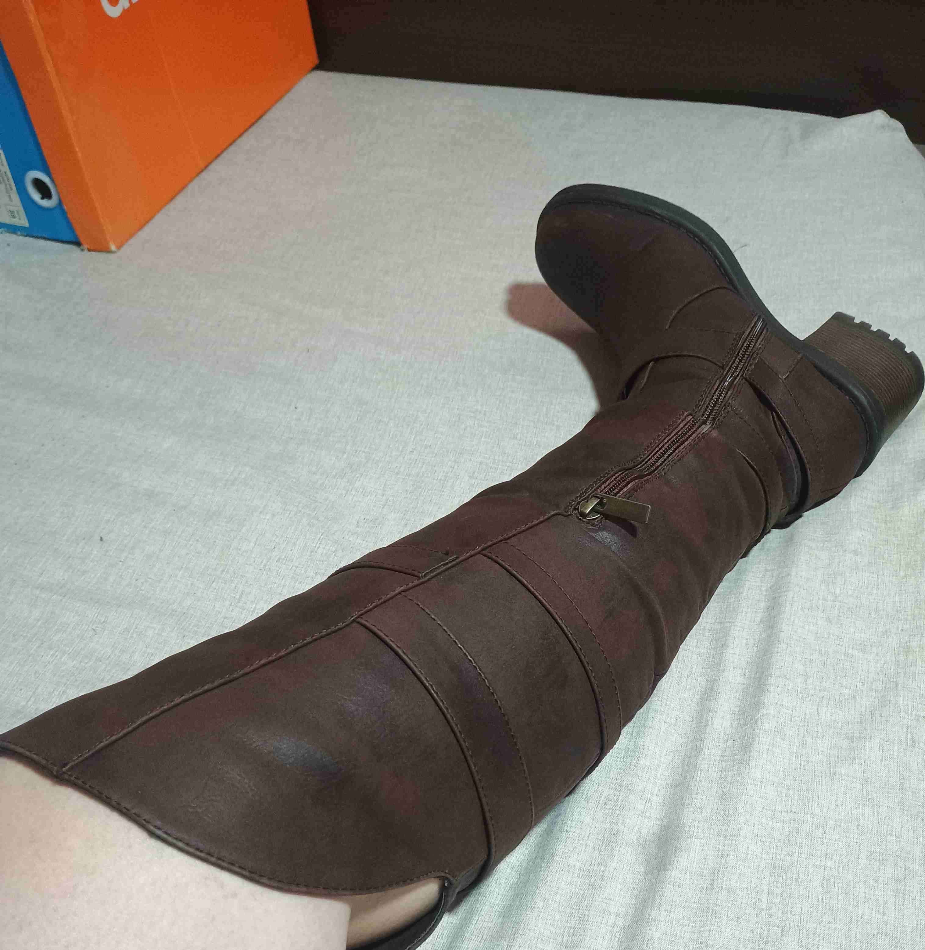 Botas largas color marrón - miniatura 6